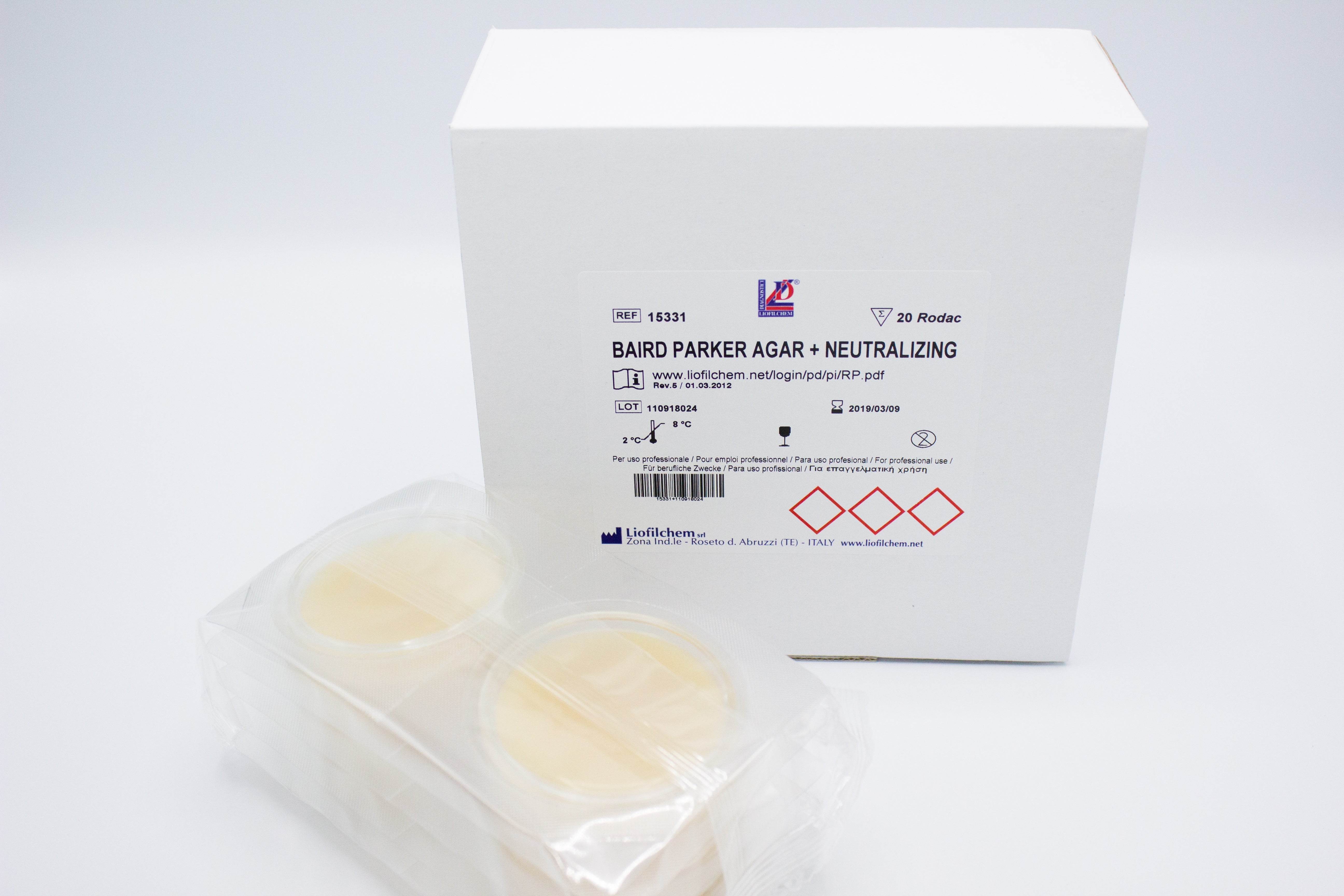 Baird Parker Agar + Neutralizing - Kormay Biomedicals store