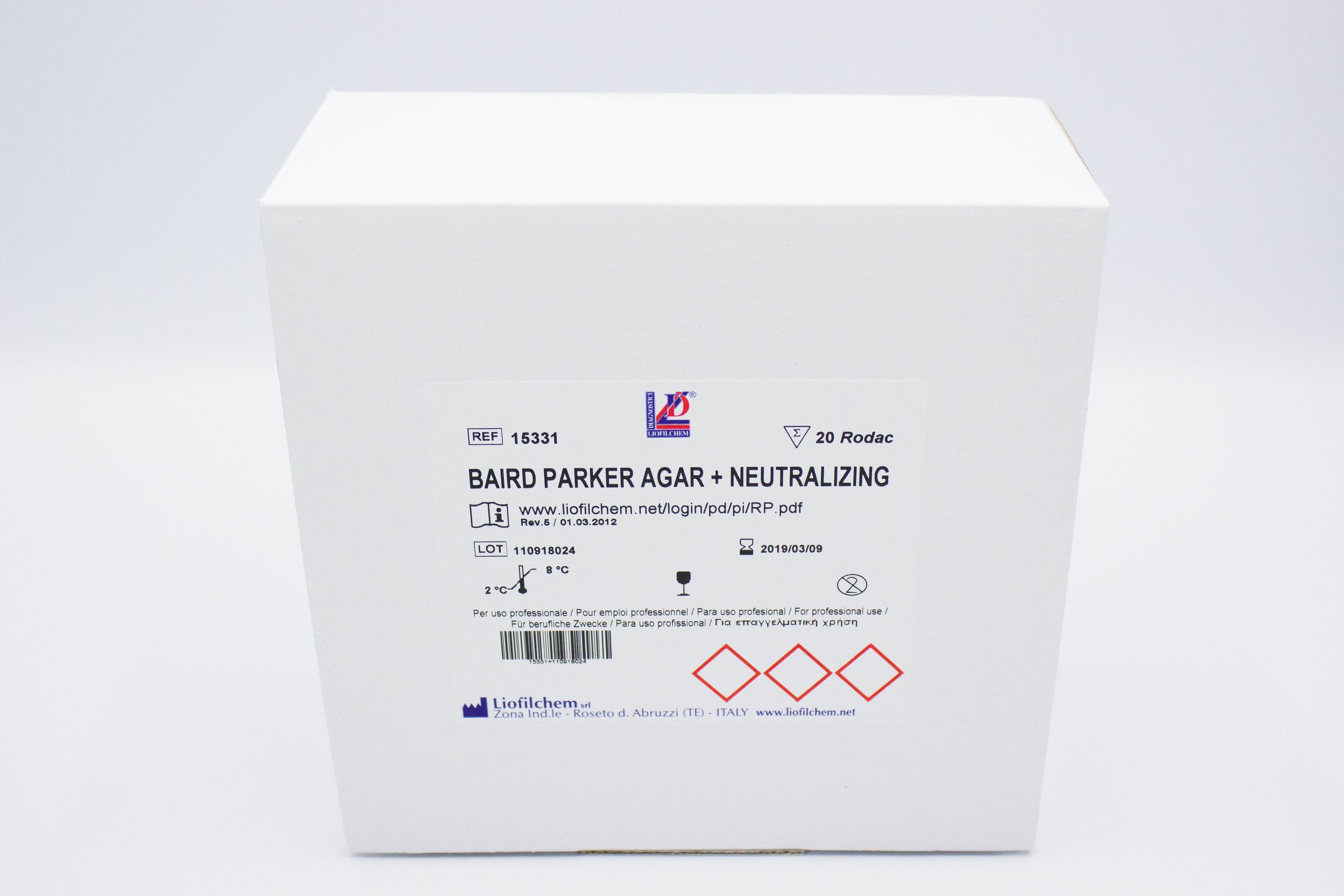 Baird Parker Agar + Neutralizing - Kormay Biomedicals store