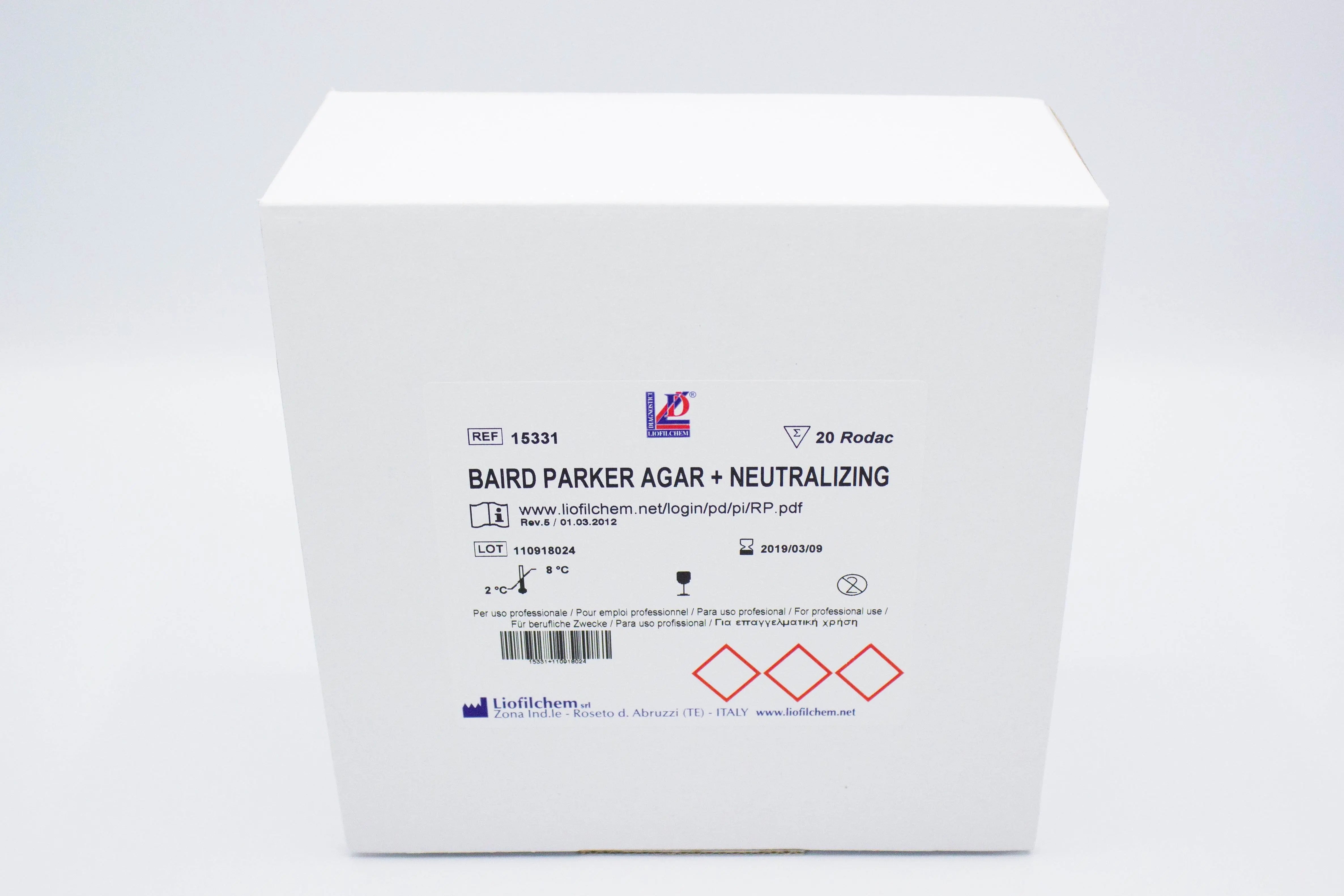 Baird Parker Agar + Neutralizing - Kormay Biomedicals store