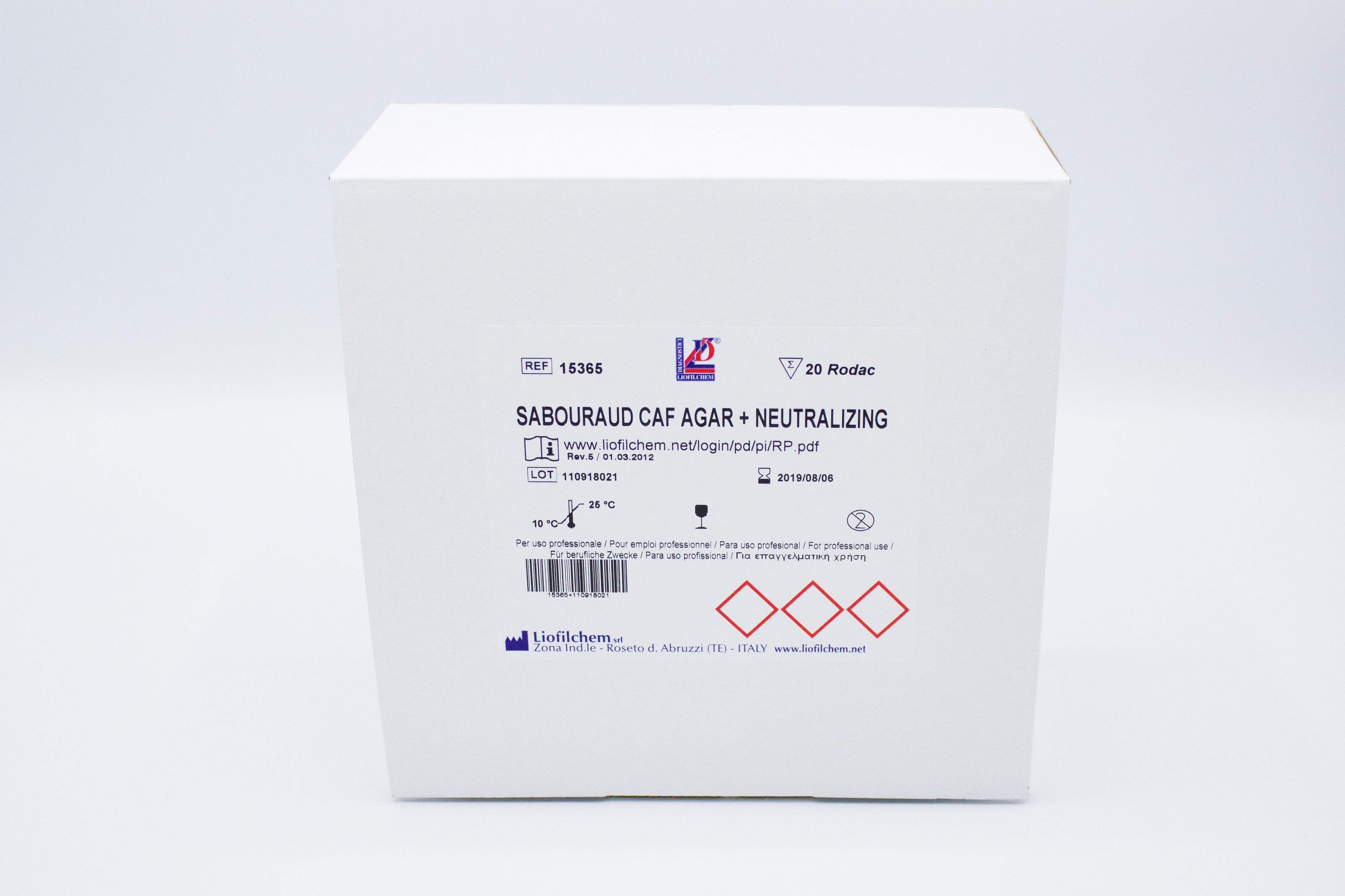 Sabouraud CAF Agar + Neutralizing - Kormay Biomedicals store