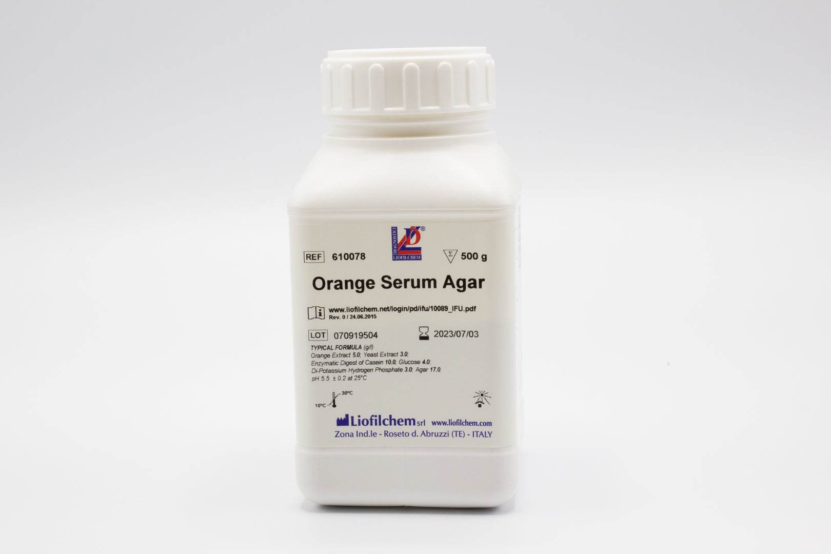 ORANGE SERUM Agar - Kormay Biomedicals store