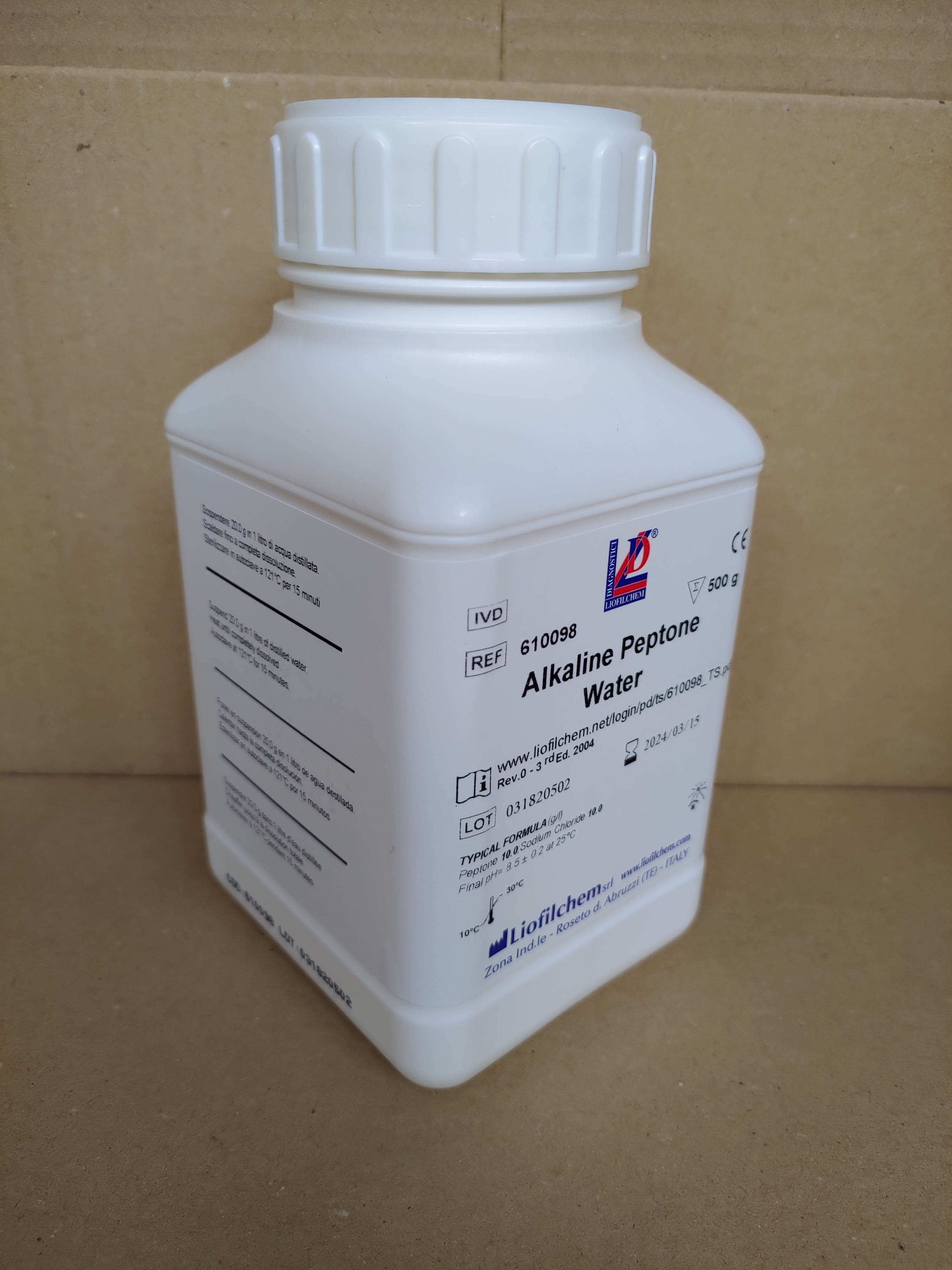 Alkaline Peptone Water (Dehydrated culture medium) - Kormay Biomedicals store