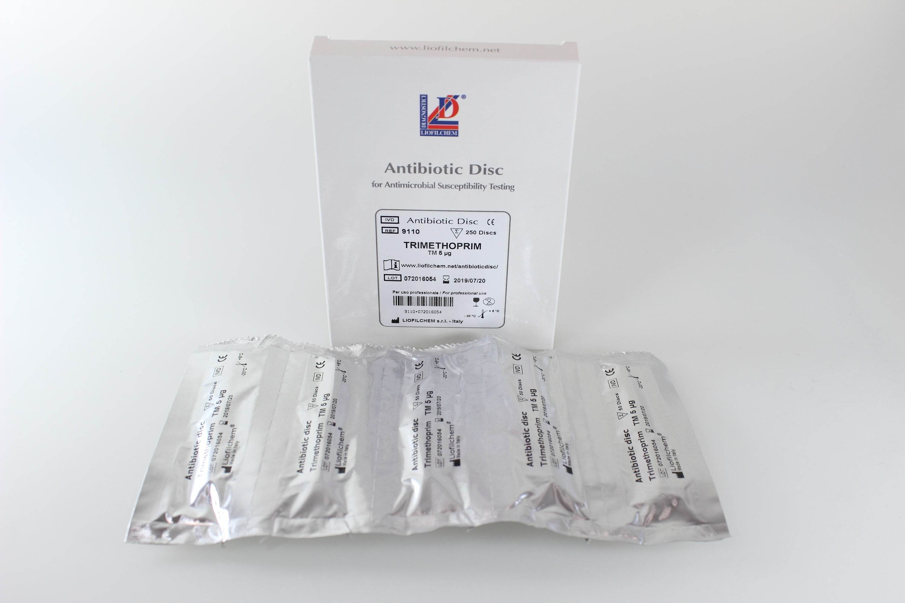 AST Antibiotec Sensitivity DISC Trimethoprim TM 5 µg - Kormay Biomedicals store