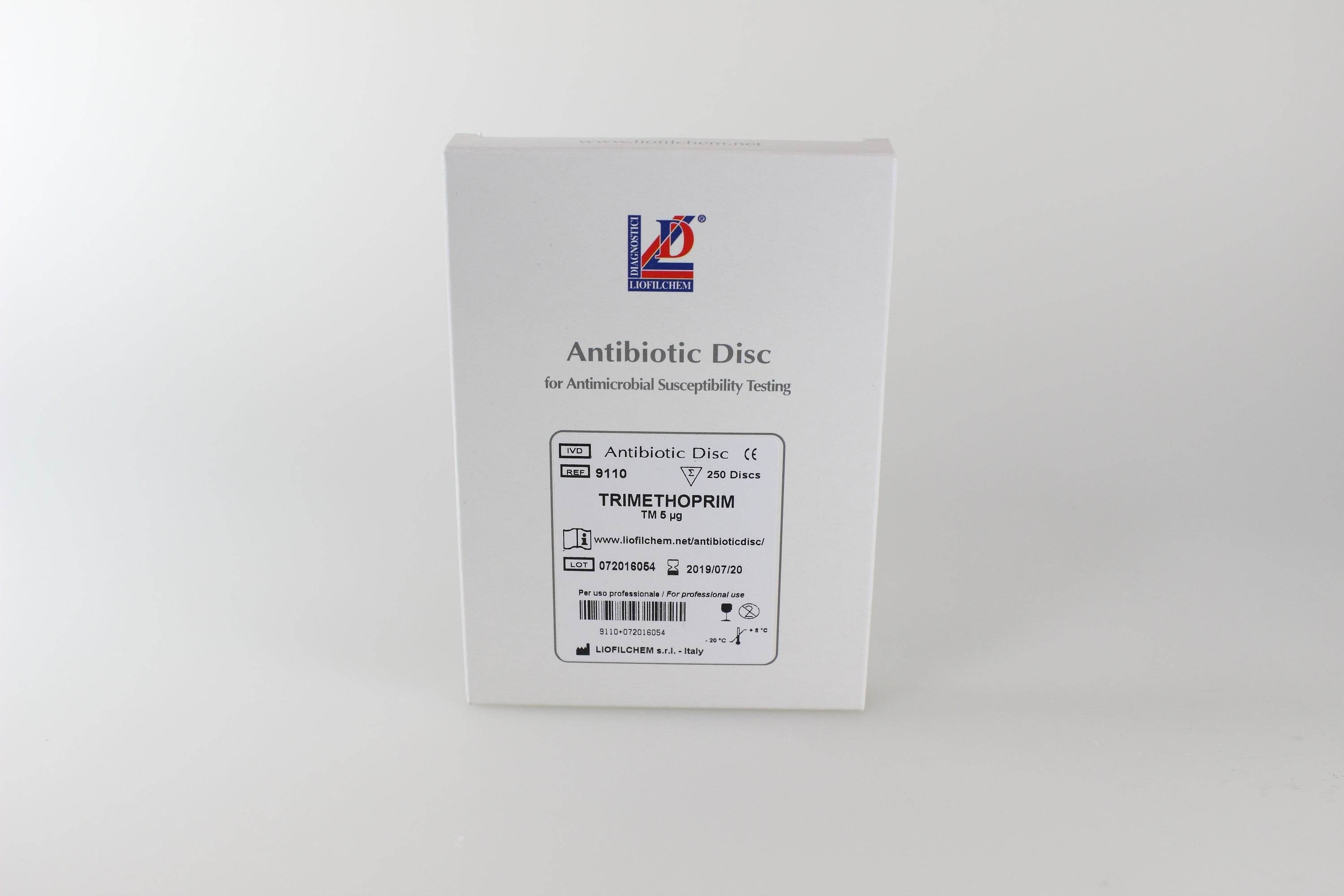 AST Antibiotec Sensitivity DISC Trimethoprim TM 5 µg - Kormay Biomedicals store