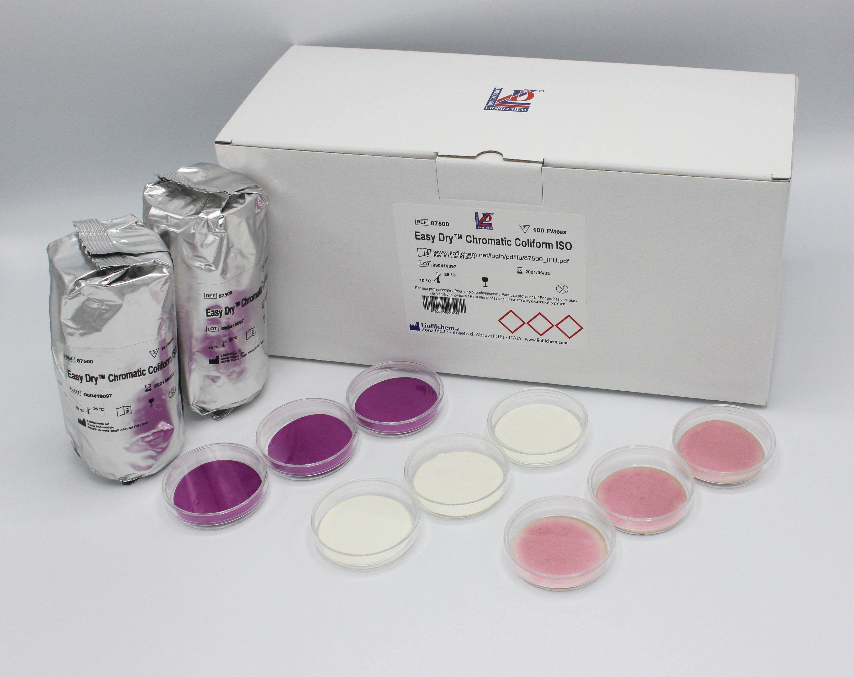 Easy Dry Chromatic Coliform ISO - Kormay Biomedicals store