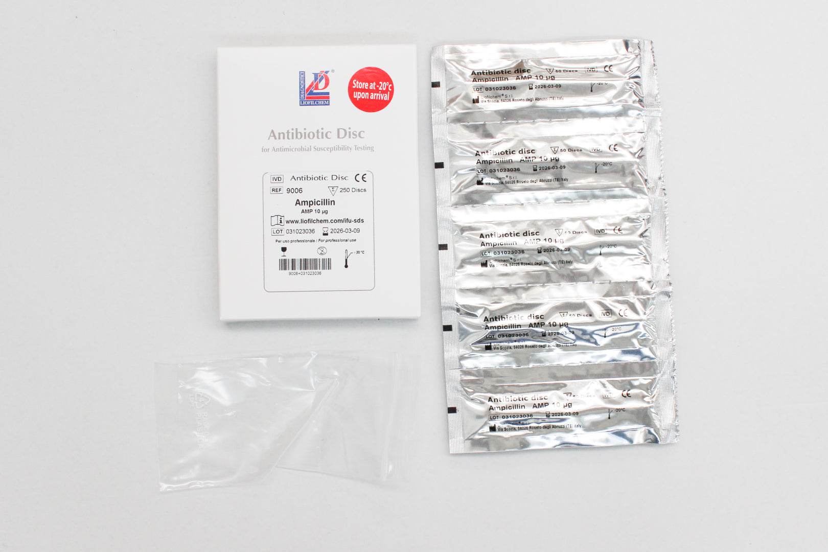 AST DISC Ampicillin AMP 10 µg - Kormay Biomedicals store