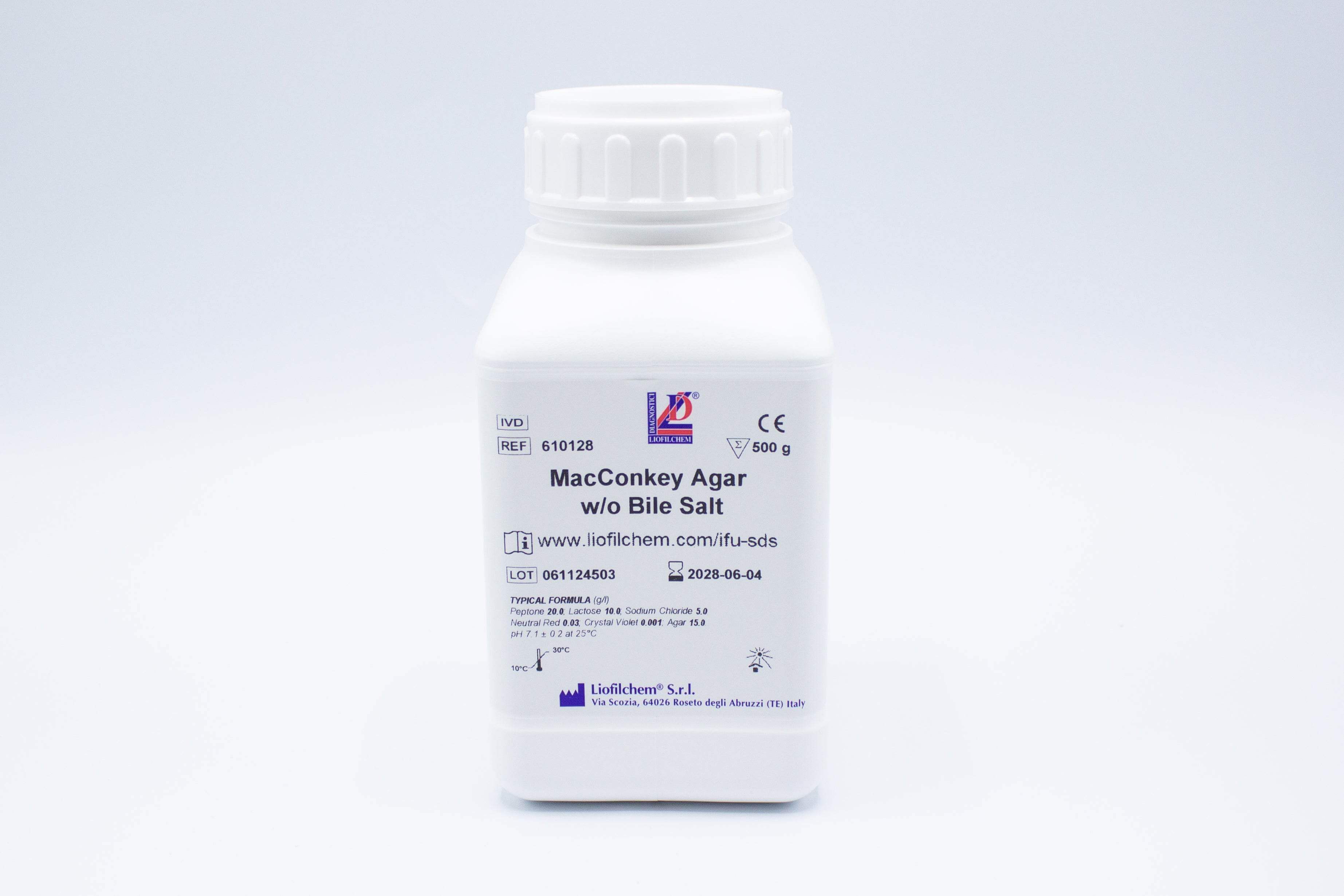 MacConkey Agar w/o Bile Salt - Kormay Biomedicals store