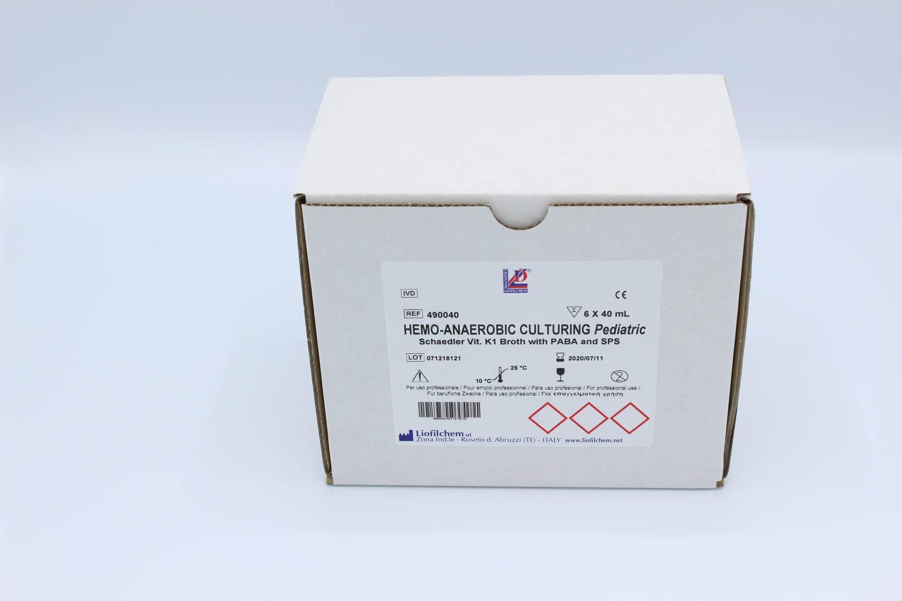 HEMO-ANAEROBIC CULTURING Pediatric - Kormay Biomedicals store