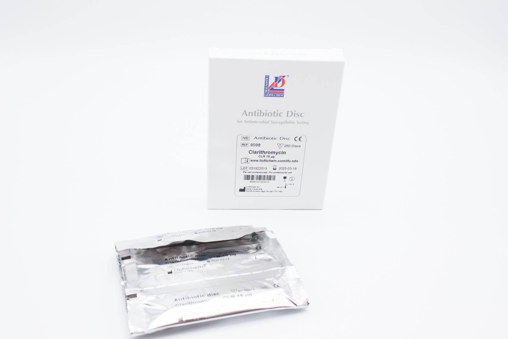 AST DISC Clarithromycin CLR 15 µg - Kormay Biomedicals store