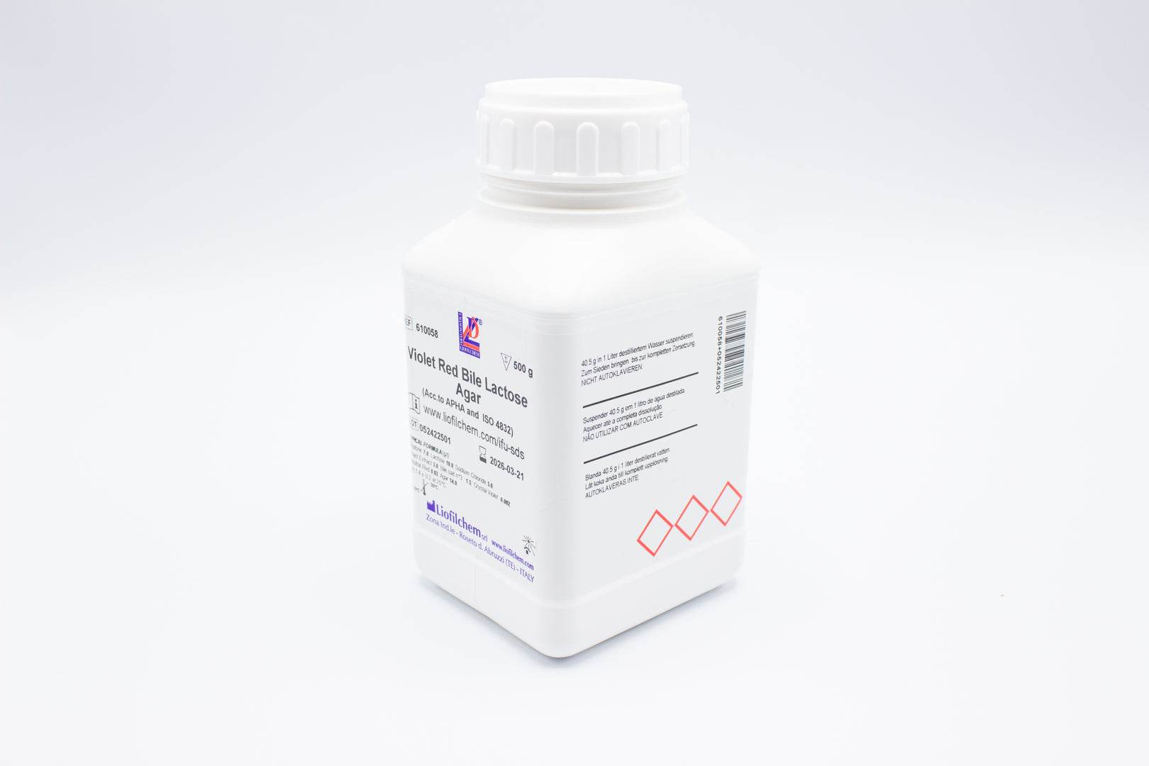 Violet Red Bile Lactose Agar - Kormay Biomedicals store