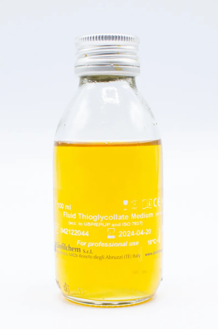 Fluid Thioglycollate Medium + 1% Tween 80 25 bottles x 100 mL (flip-off cap)