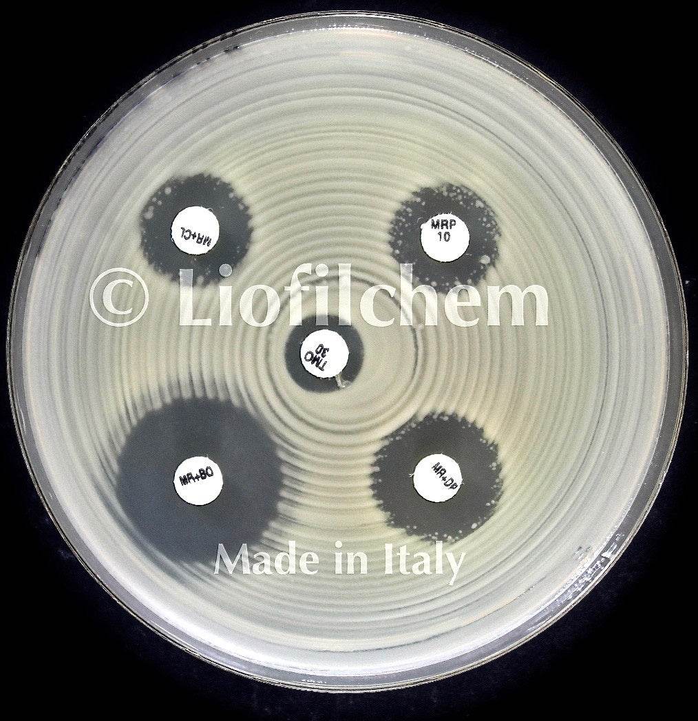 Liofilchem KPC&MBL&OXA-48 disc kit (acc. to EUCAST) for confirmation of 99007