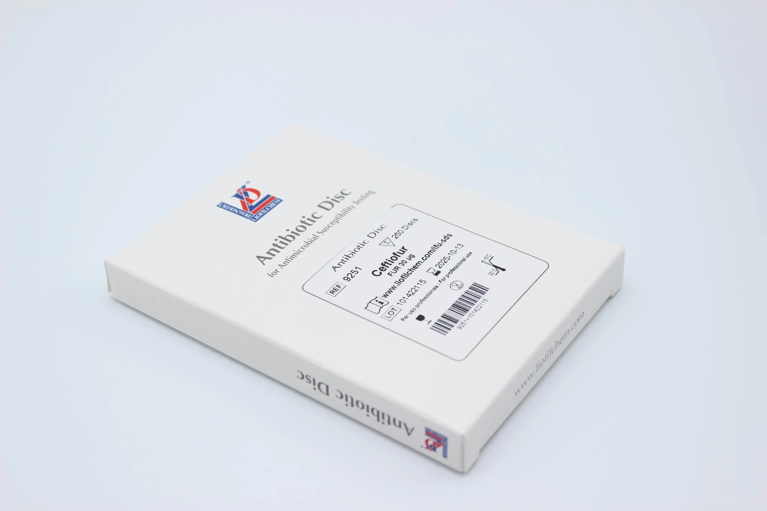 Liofilchem Ceftiofur FUR 30 µg Antibiotic discs for susceptibility tests 9251