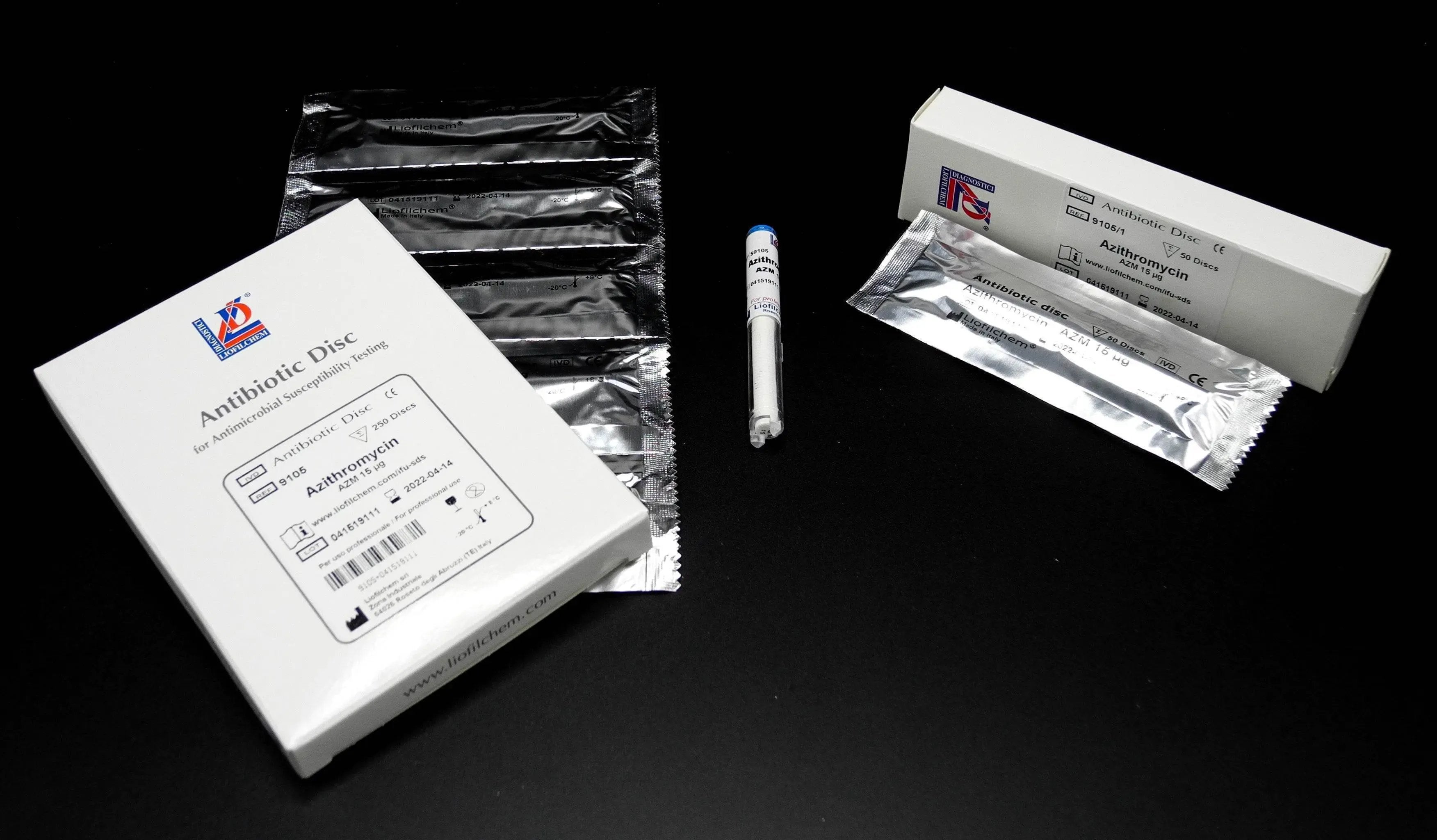 Liofilchem Colistin sulfate CS 25 µg Antibiotic discs for susceptibility tests 9184