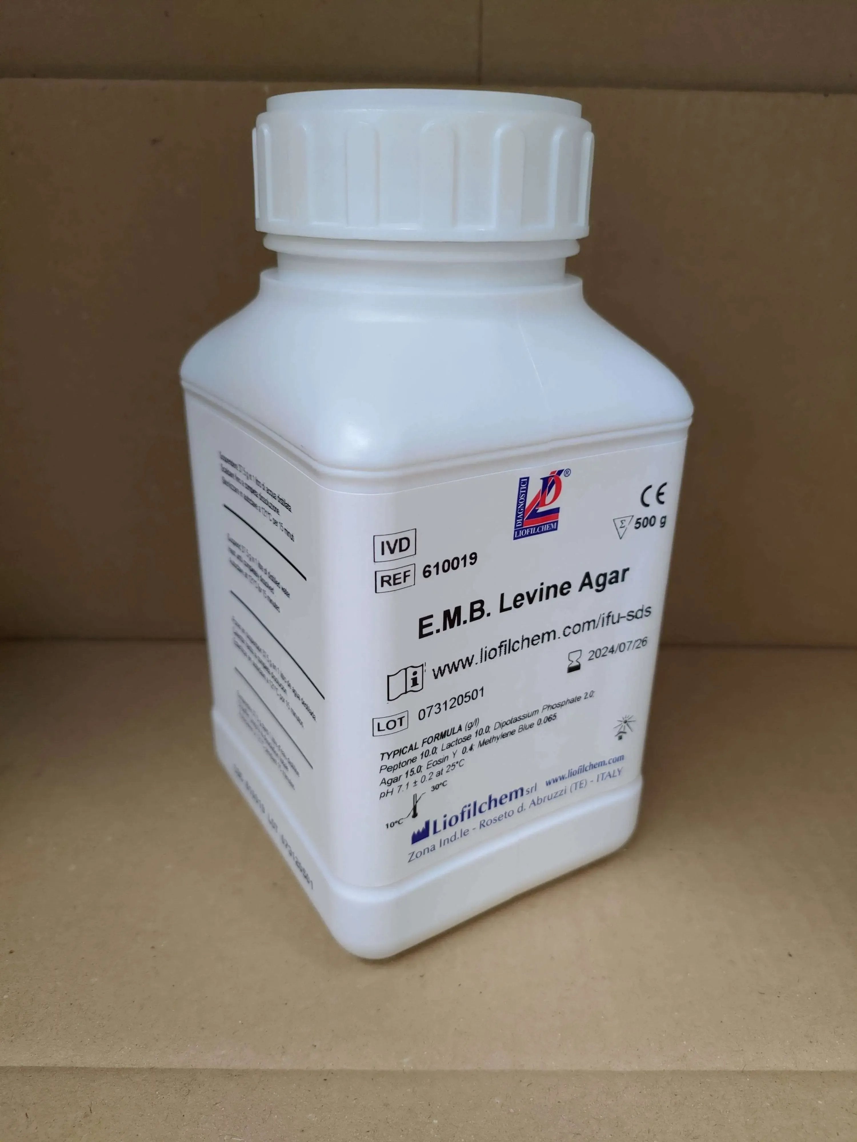 Liofilchem E.M.B. LEVINE Agar Culture Media 10048