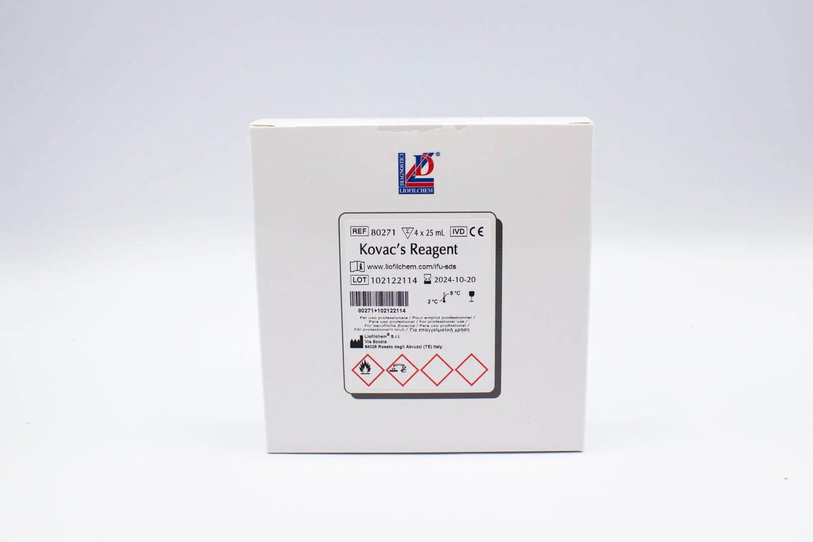 Liofilchem Microbiology 5 ml H2O2 Reagent - For Microbiology Lab Testing
