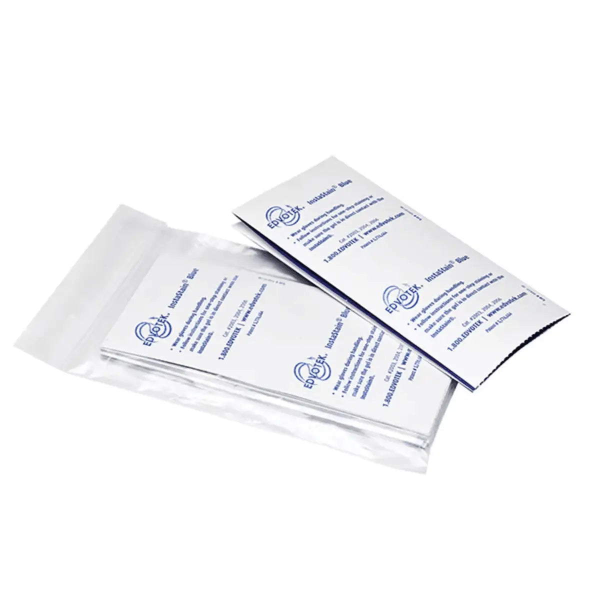 EDVOTEK Biotech Education UNIT InstaStain® Blue (for 100 gels)