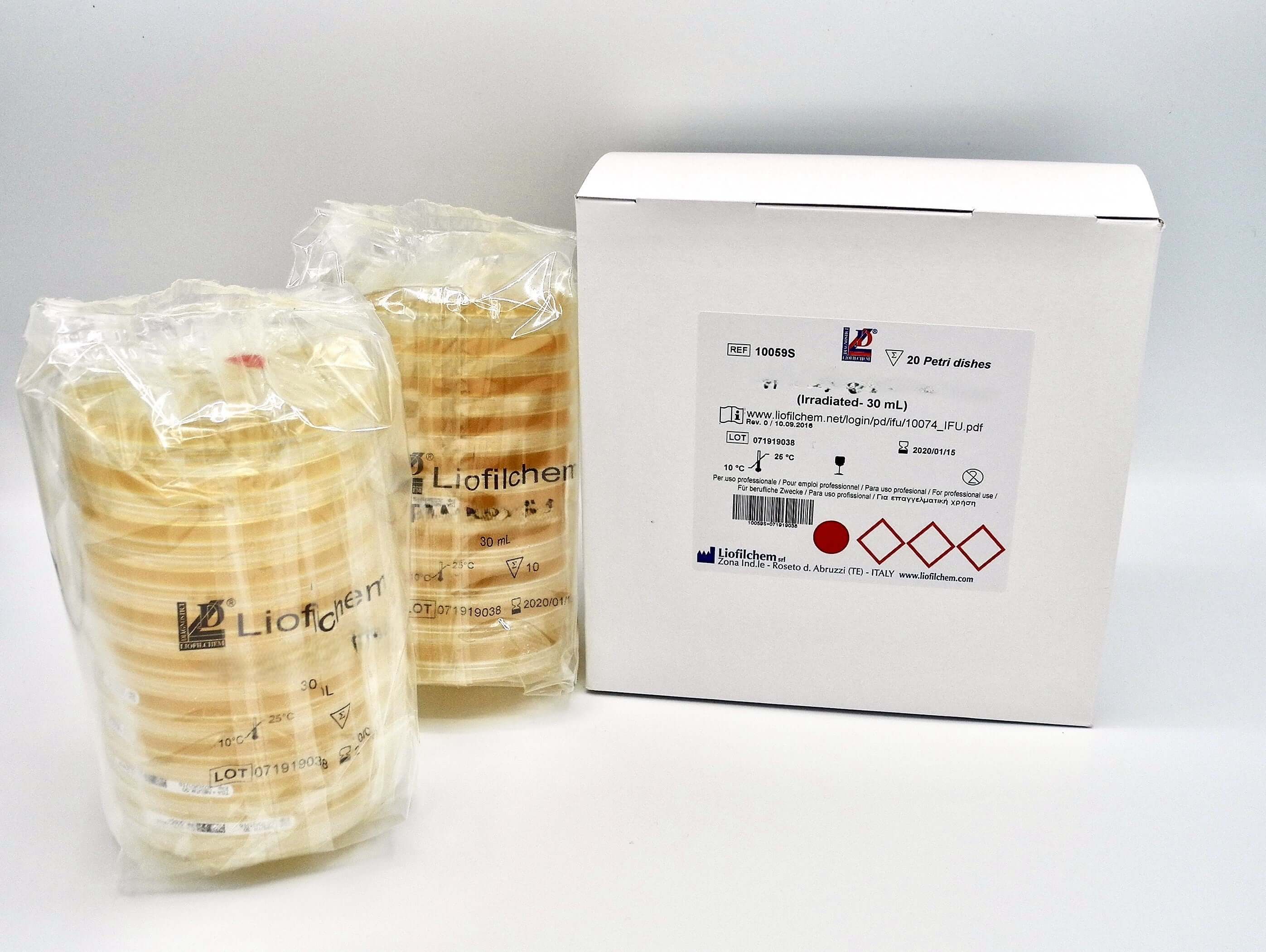 Tryptic Soy Agar + Lactamator 1000 IU (Irradiated) - For Microbiology Lab Testing