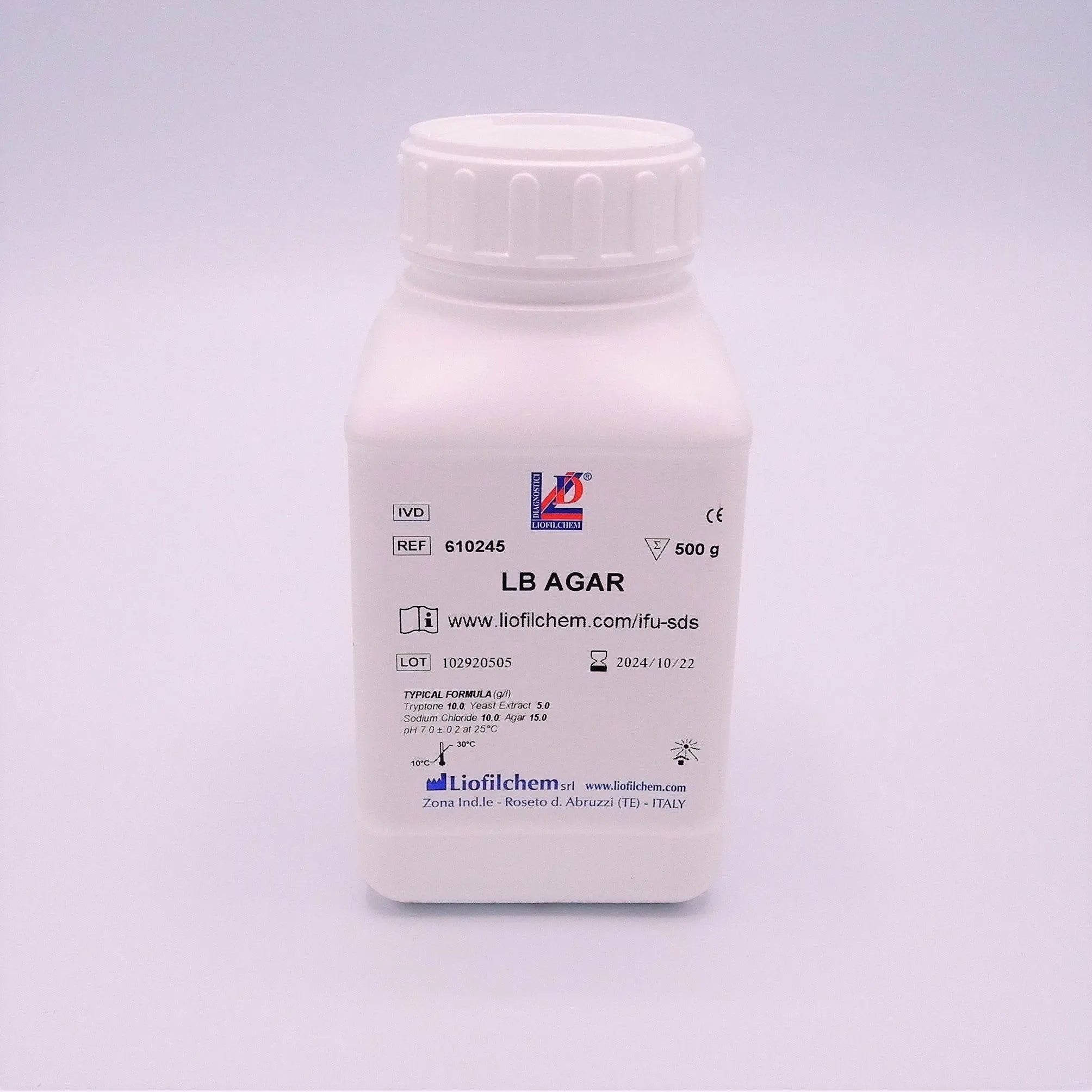 Liofilchem LB Agar Culture Media 10475