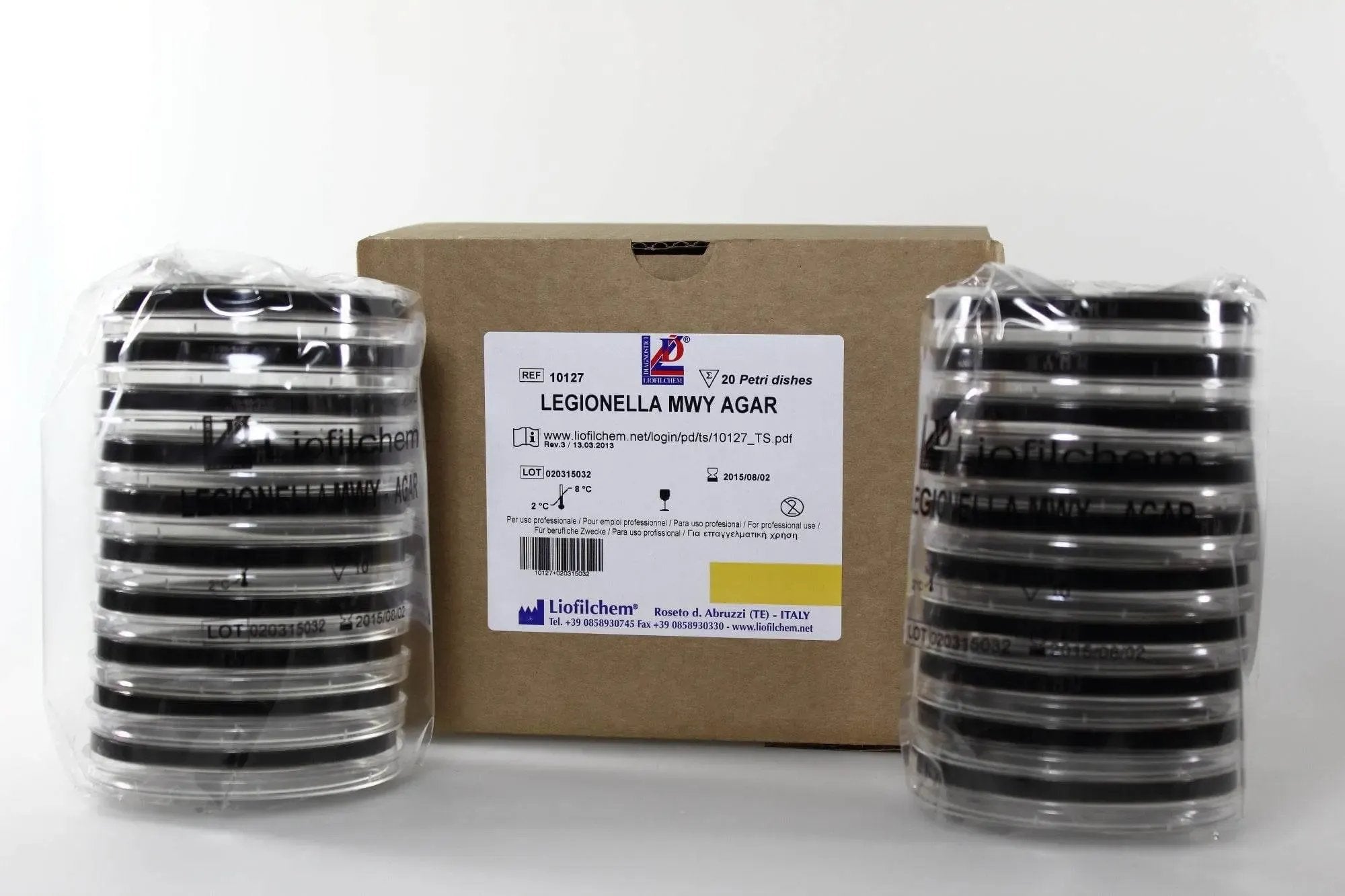 Liofilchem Legionella MWY Agar Culture Media 10127
