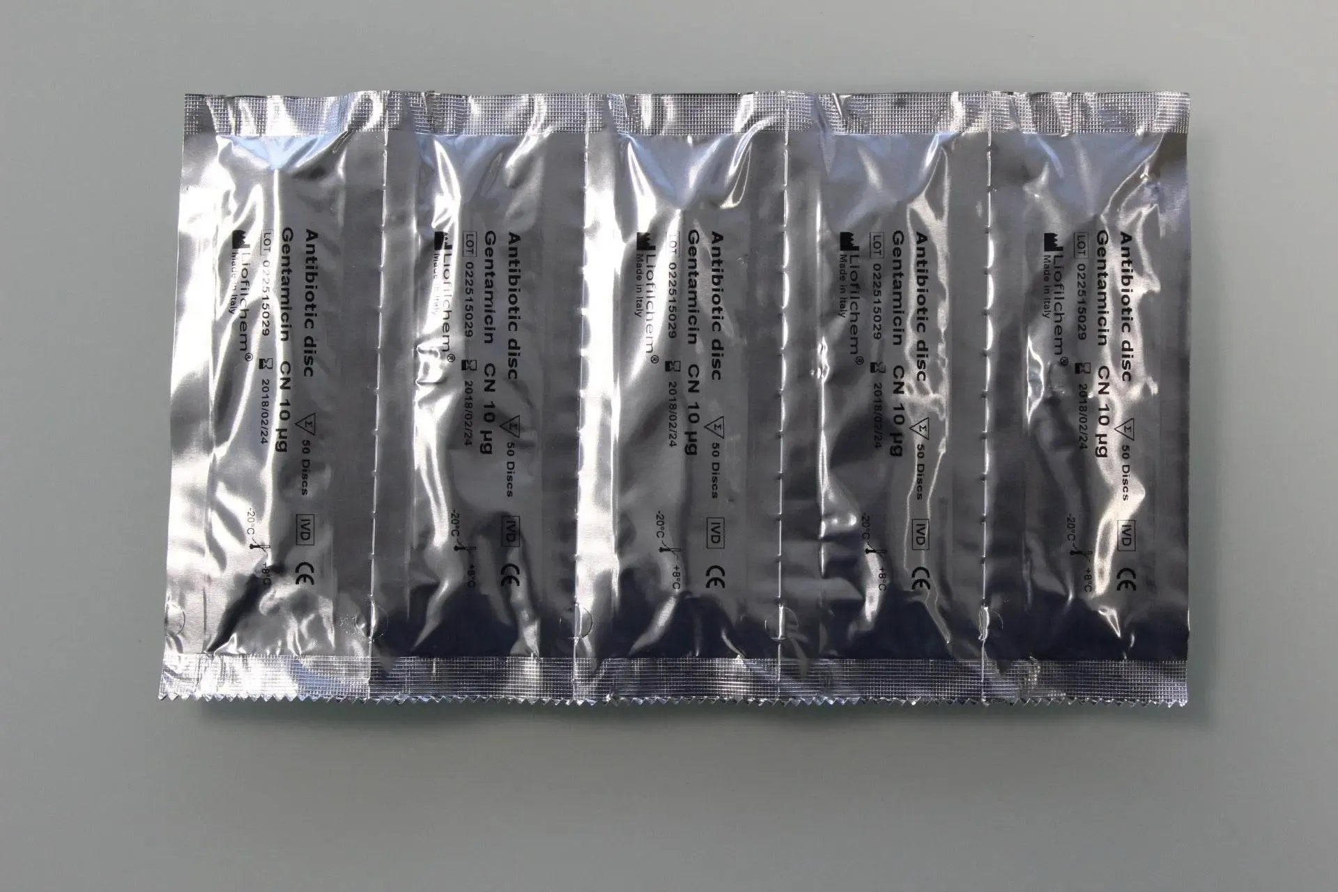 Liofilchem Levonadifloxacin LND 10 µg Antibiotic discs for susceptibility tests 9267