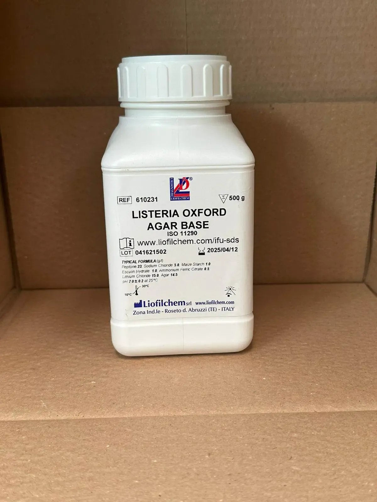 Liofilchem Listeria OXFORD Agar Base Culture Media 610231