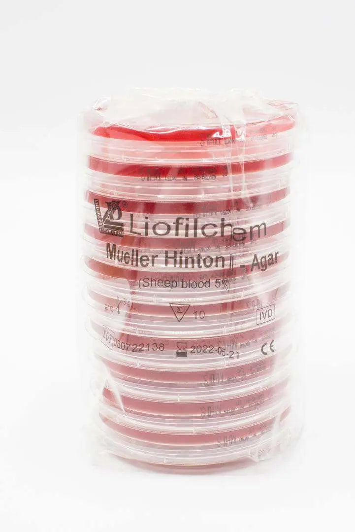 Liofilchem Mueller Hinton II Agar (Sheep Blood 5%) Culture Media 10131