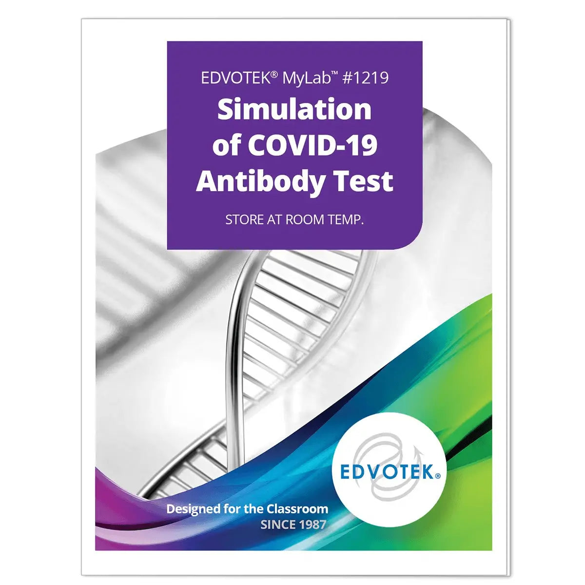 EDVOTEK Biotech Education UNIT MyLab™ Custom Kit for Distance Learning - Simulation of COVID-19 Antibody Test