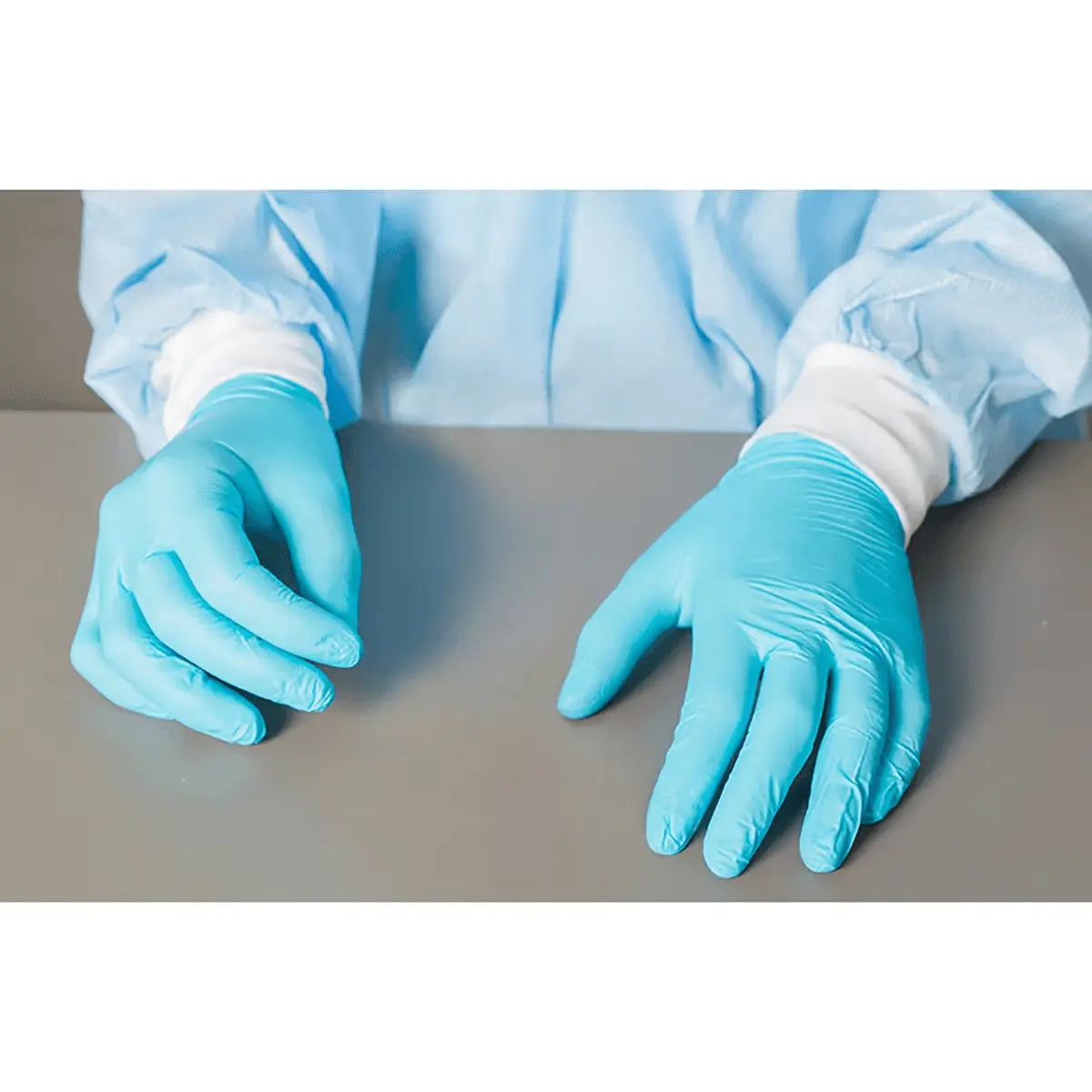 EDVOTEK Biotech Education UNIT Nitrile Gloves, Disposable, Large