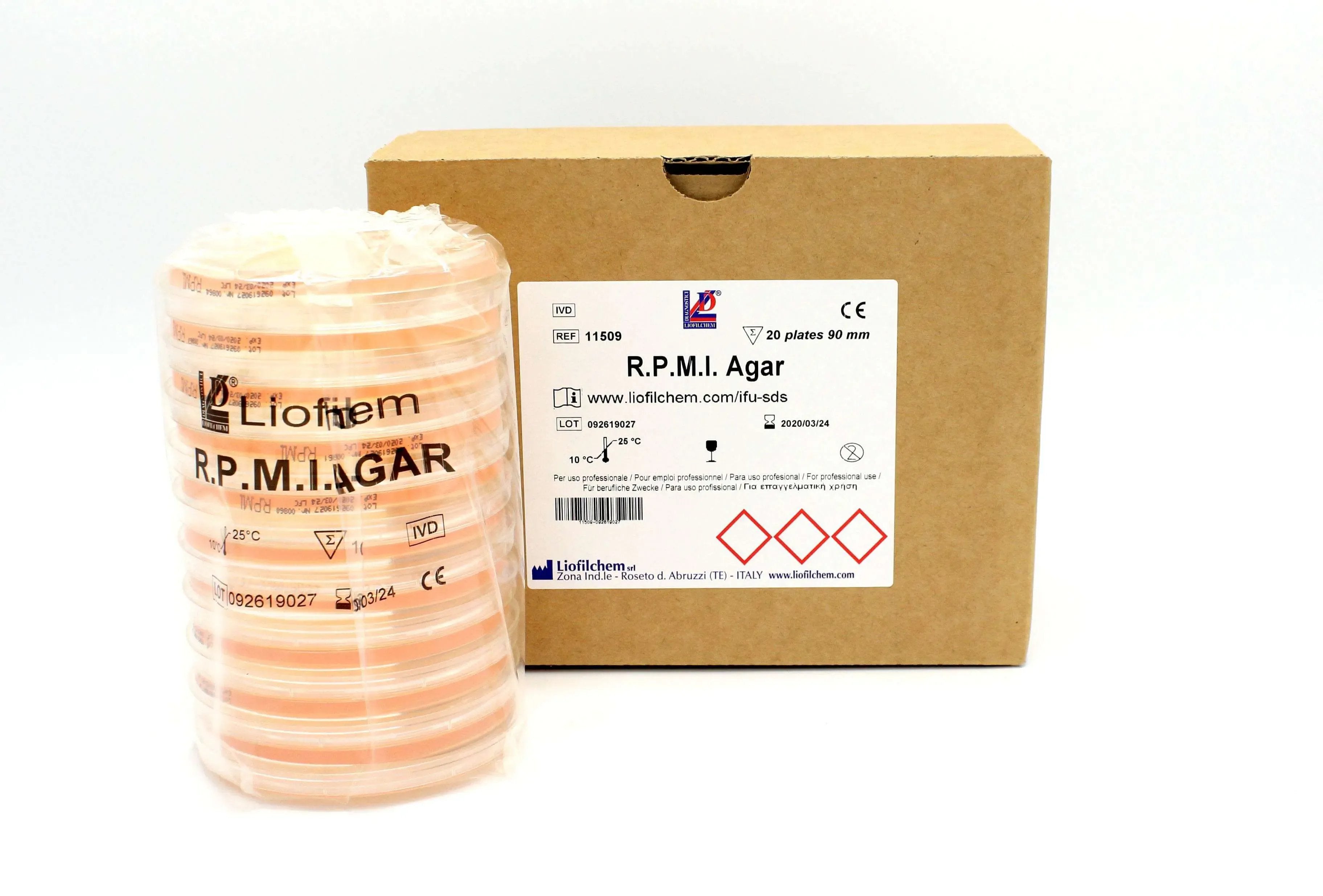 Liofilchem R.P.M.I. Agar Culture Media 10233
