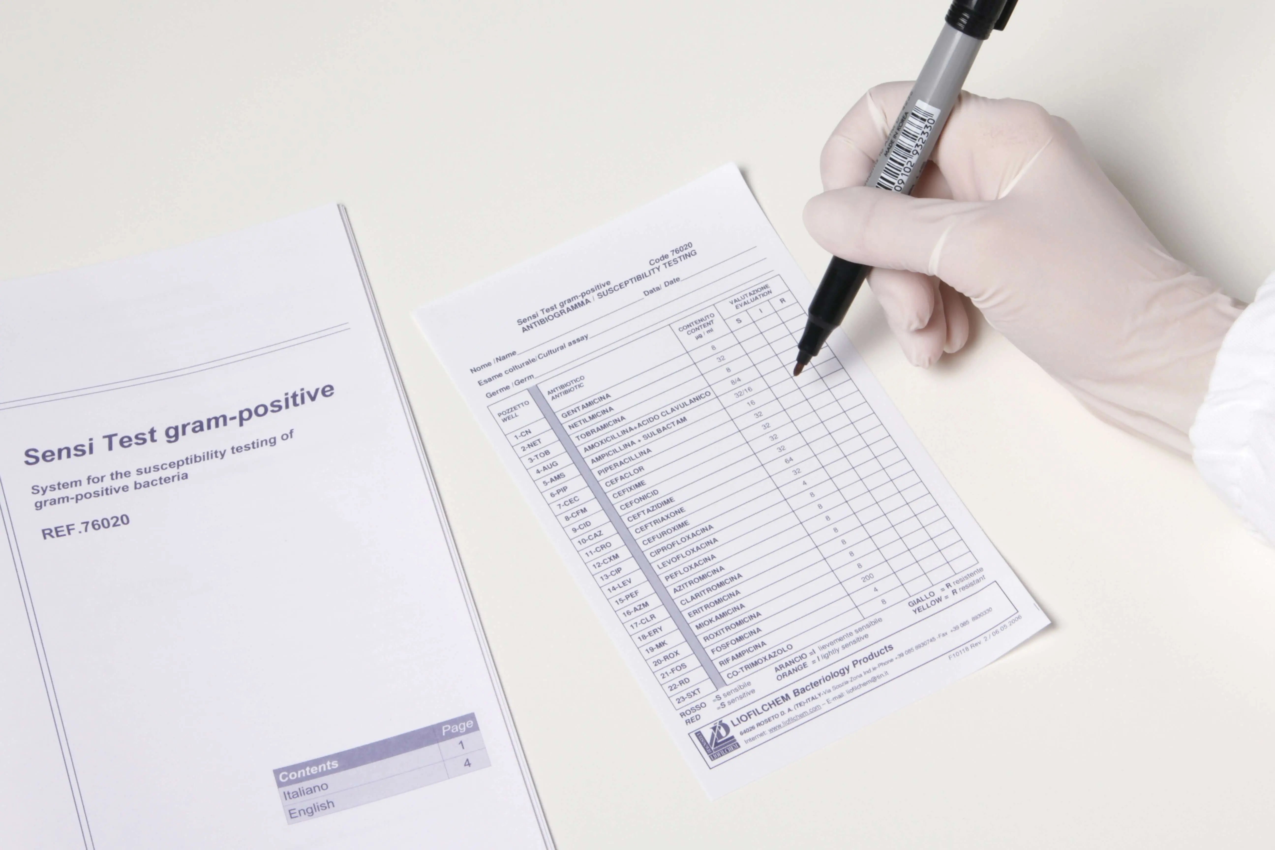 Liofilchem SensiTest Gram-positive 79020