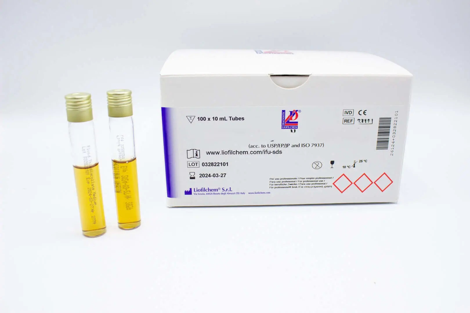 Liofilchem SIM Agar ISO 15213-2 10 ml Culture Media 24132