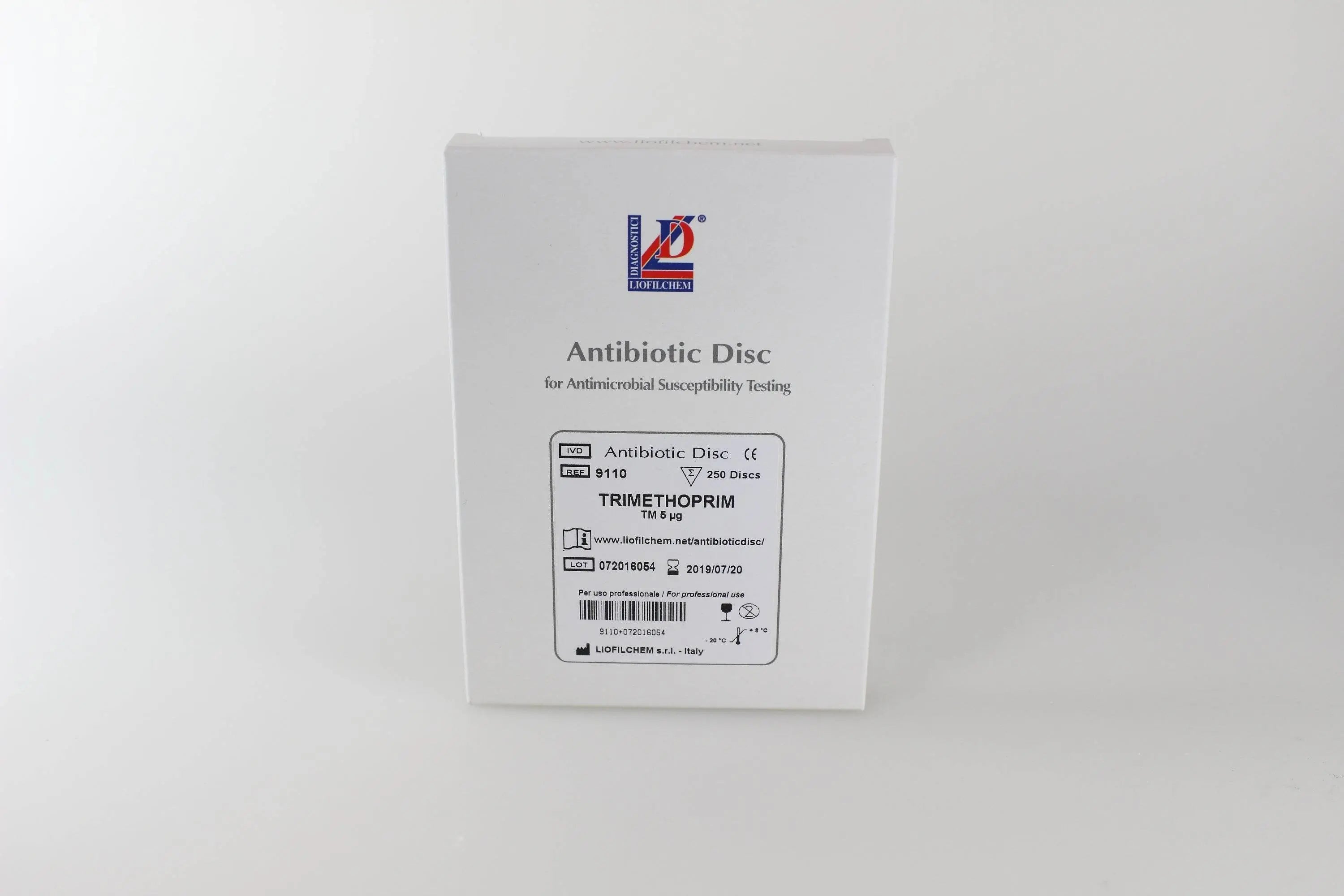 Liofilchem Trimethoprim TM 5 µg Antibiotic discs for susceptibility tests 9110
