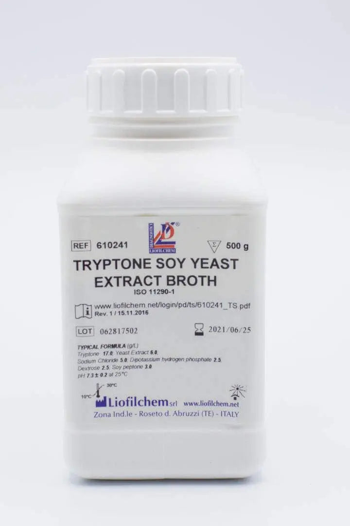 Liofilchem Tryptone Soya Yeast Extract Broth Culture Media 610241