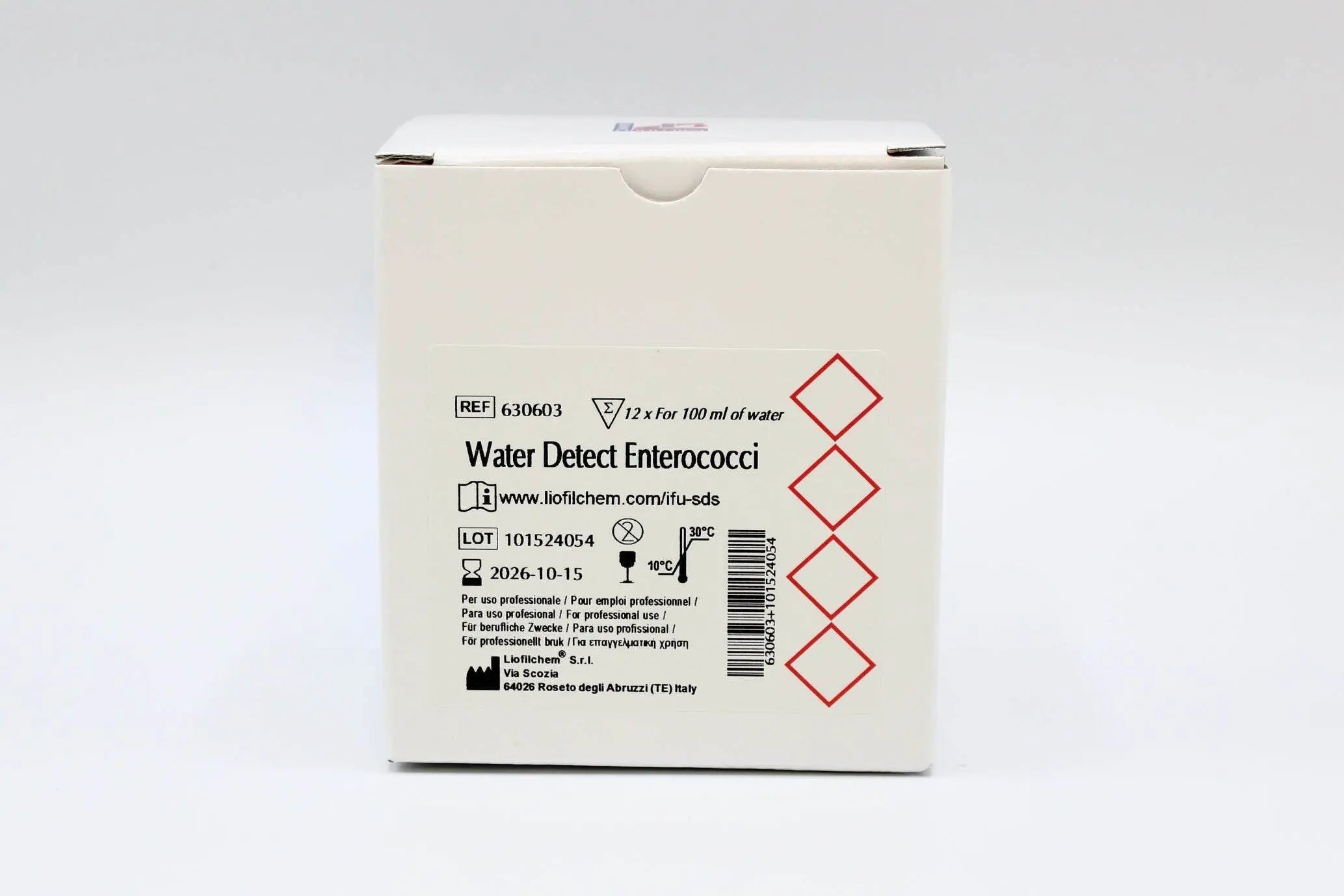 Liofilchem Water Detect Enterococci 100 mL (tubes) 630603