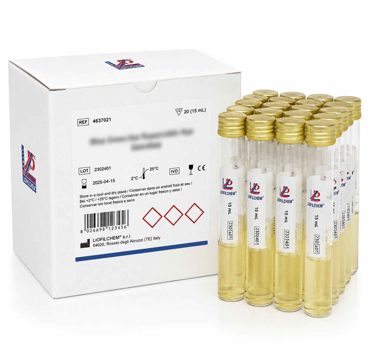 KLIGLER Iron Agar (Butt=5cmm/Slope=6cm) Culture Media - 15 mL Tube