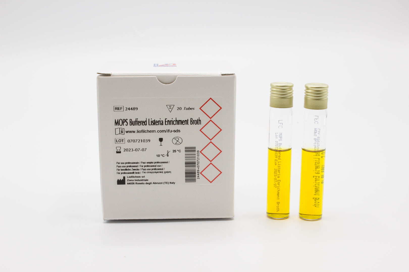 Tryptic Soy Broth + 15% Glycerol - For Microbiology Lab Testing