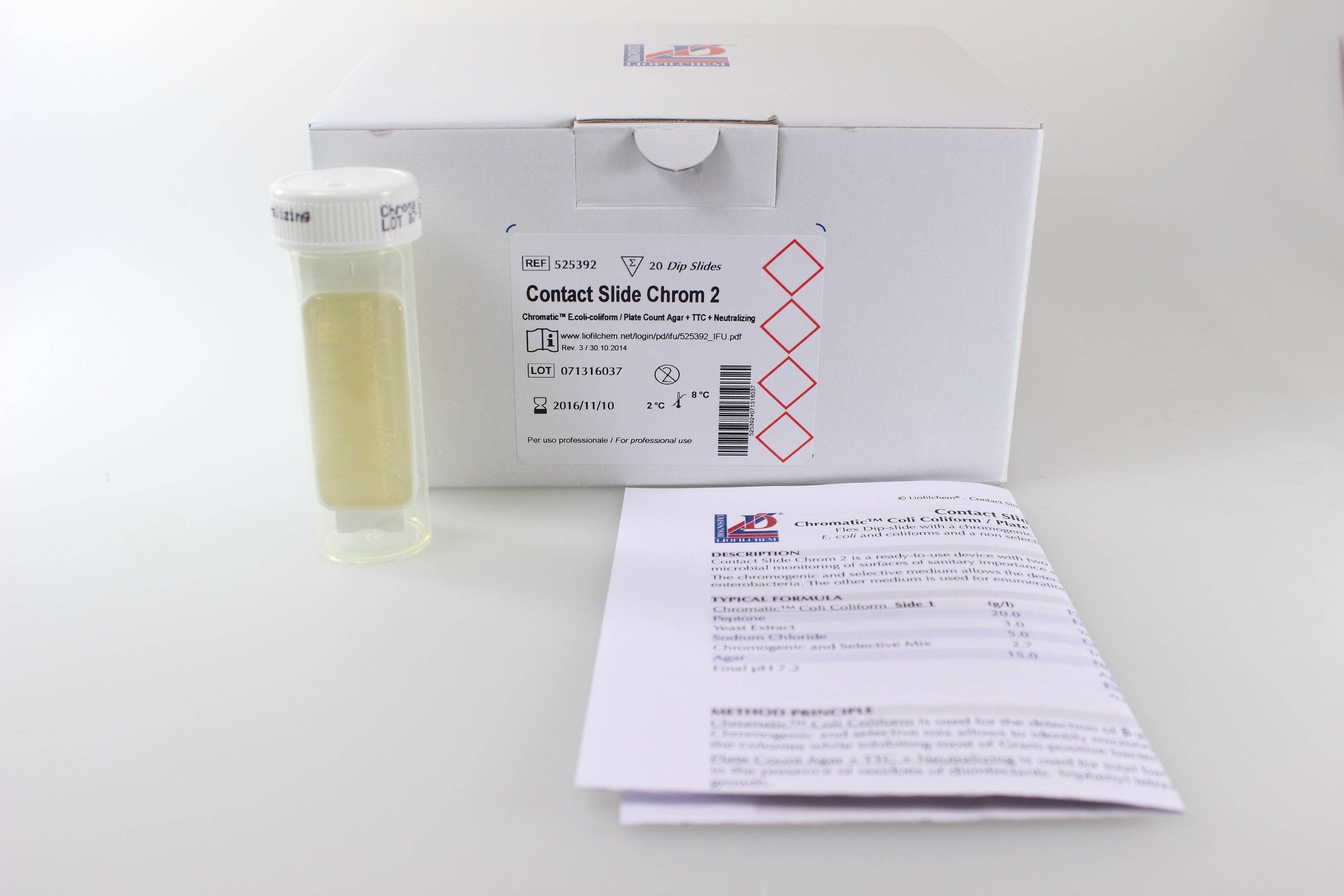 Contact Slide Chrom 2 - Kormay Biomedicals store