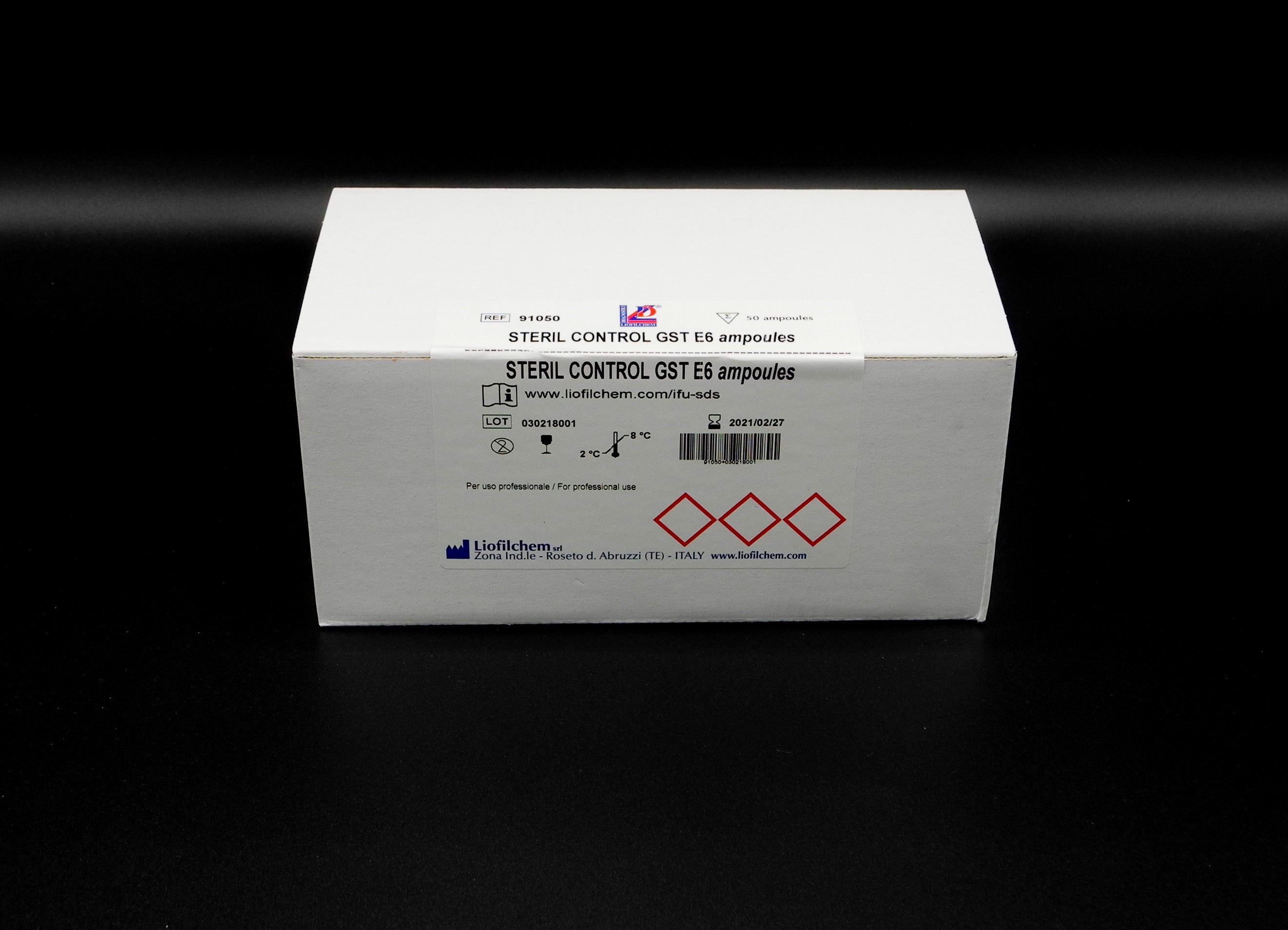 Steril Control GST E6 ampoules - For Microbiology Lab Testing