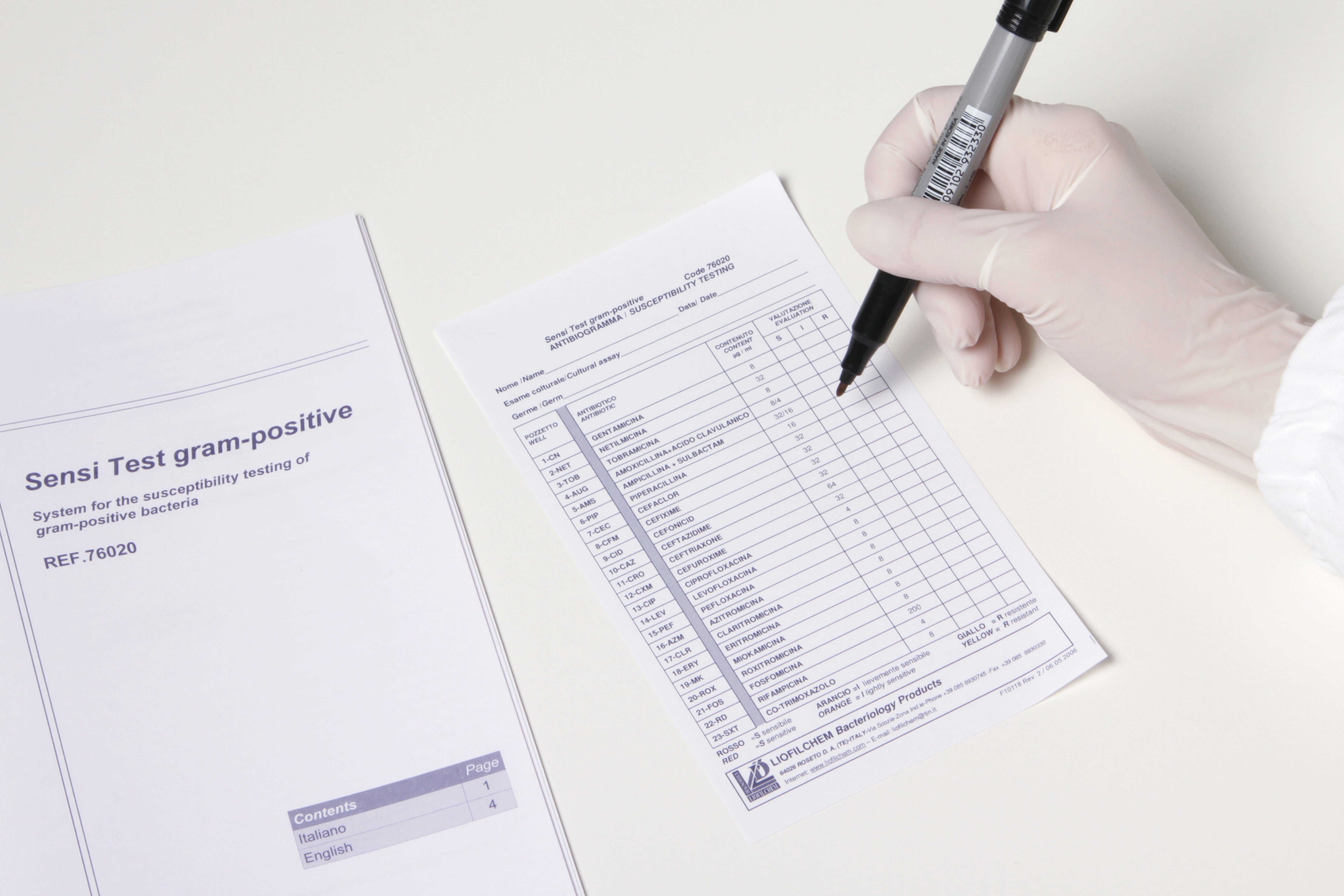 SensiTest Gram-positive - For Microbiology Lab Testing