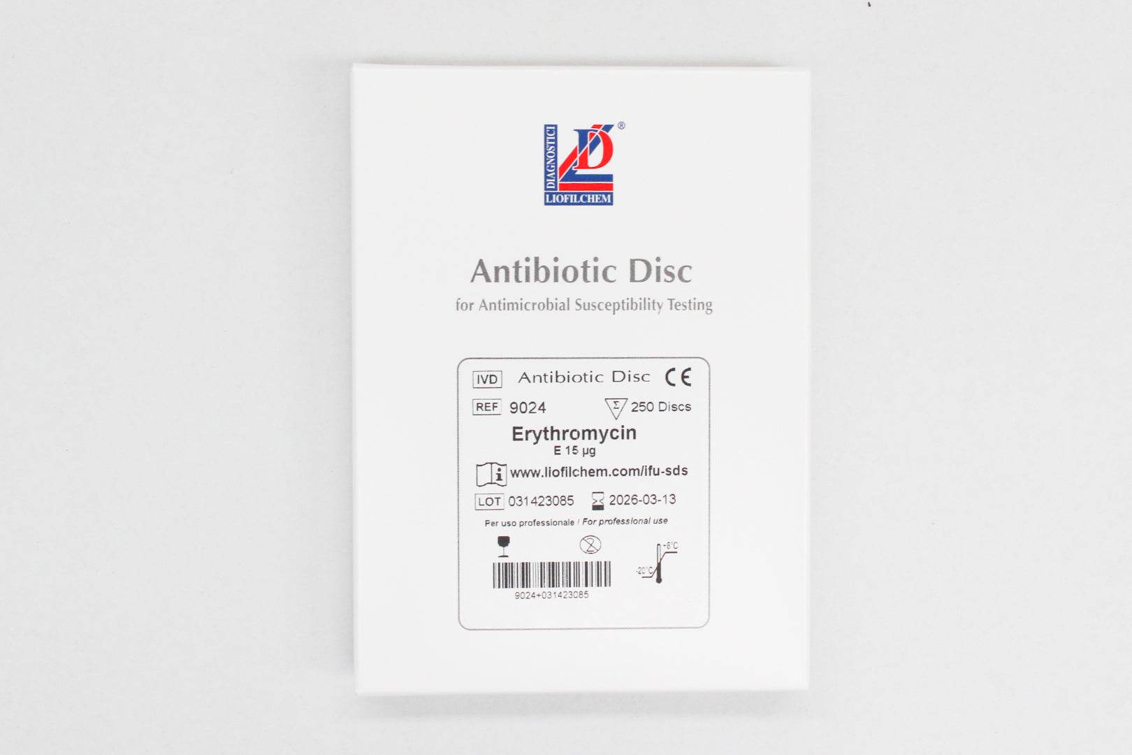 AST DISC Erythromycin E 15 ug - Kormay Biomedicals store