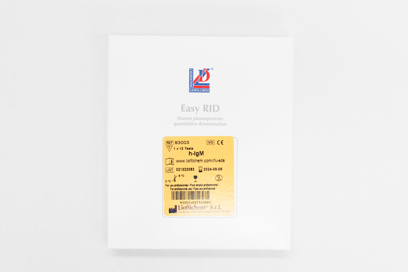 EASY RID h-IgM - For Microbiology Lab Testing
