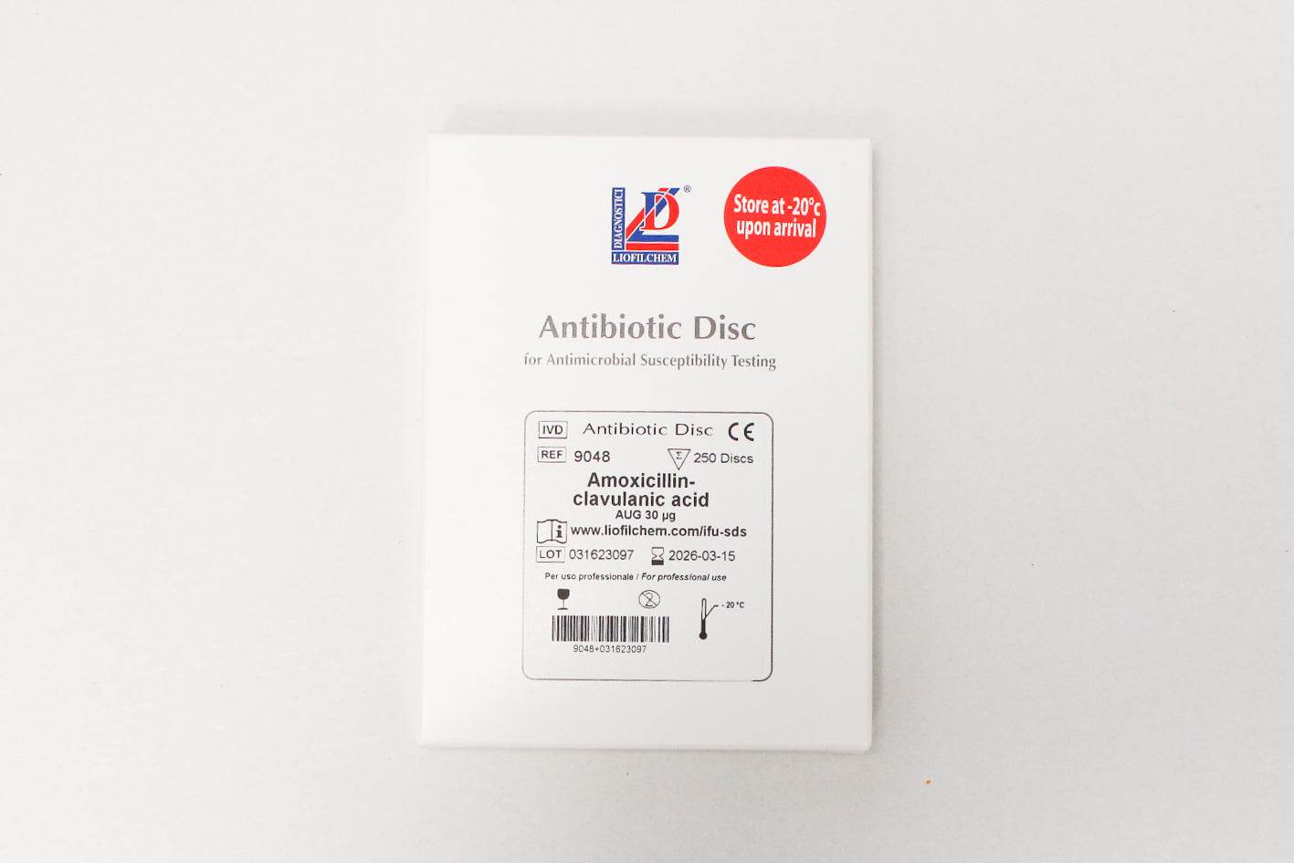 AST DISC Amoxicillin-Clavulanic Acid AUG 30 µg - Kormay Biomedicals store