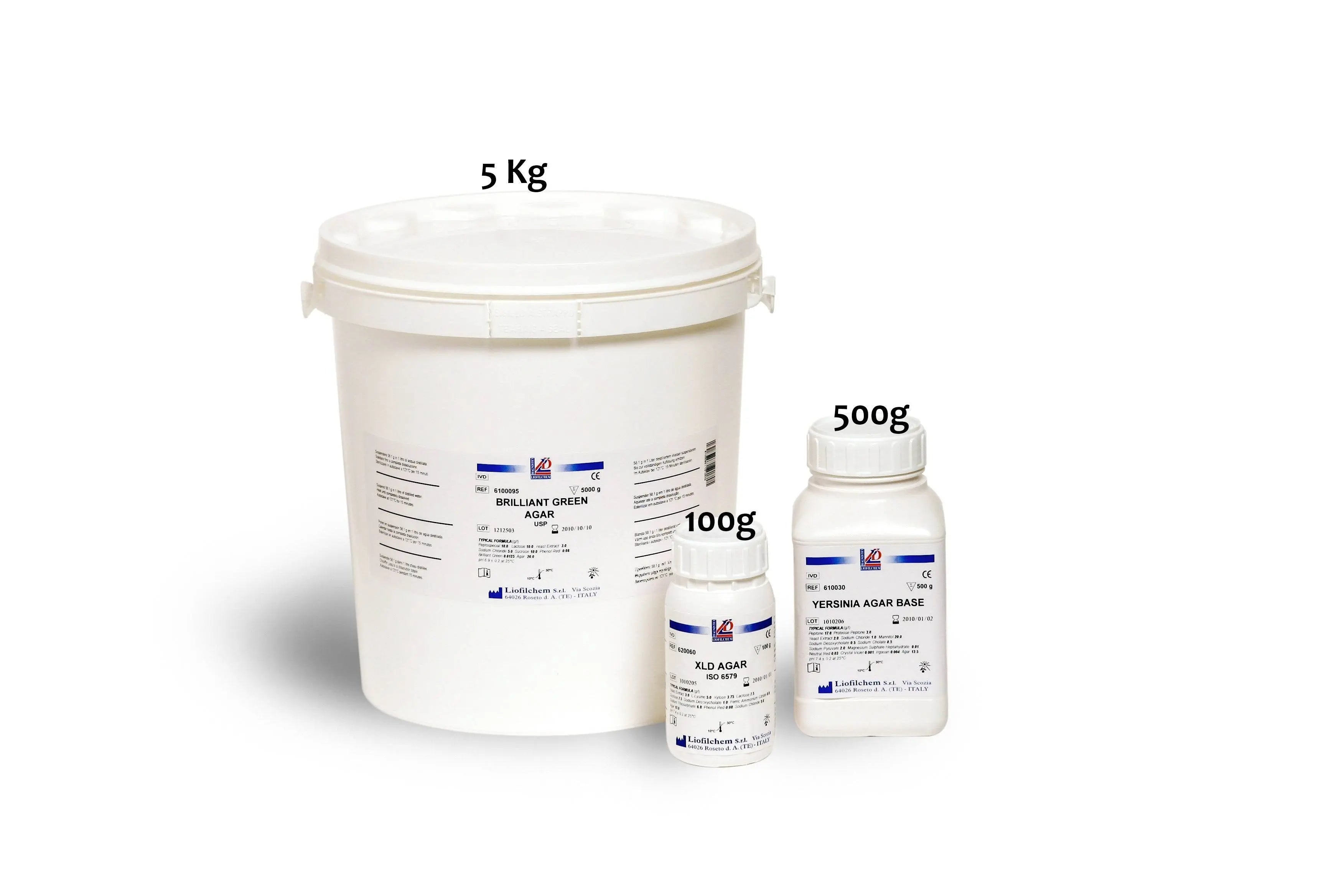 Liofilchem Microbiology Dehydrated Media 500 g AEROMONAS Agar Base - For Microbiology Lab Testing