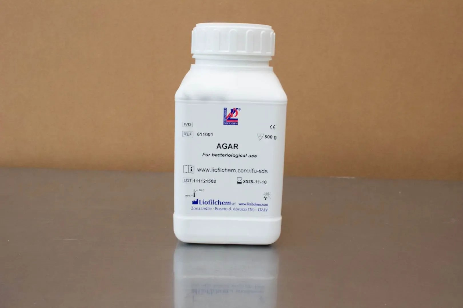 Liofilchem Microbiology Agar - For Microbiology Lab Testing
