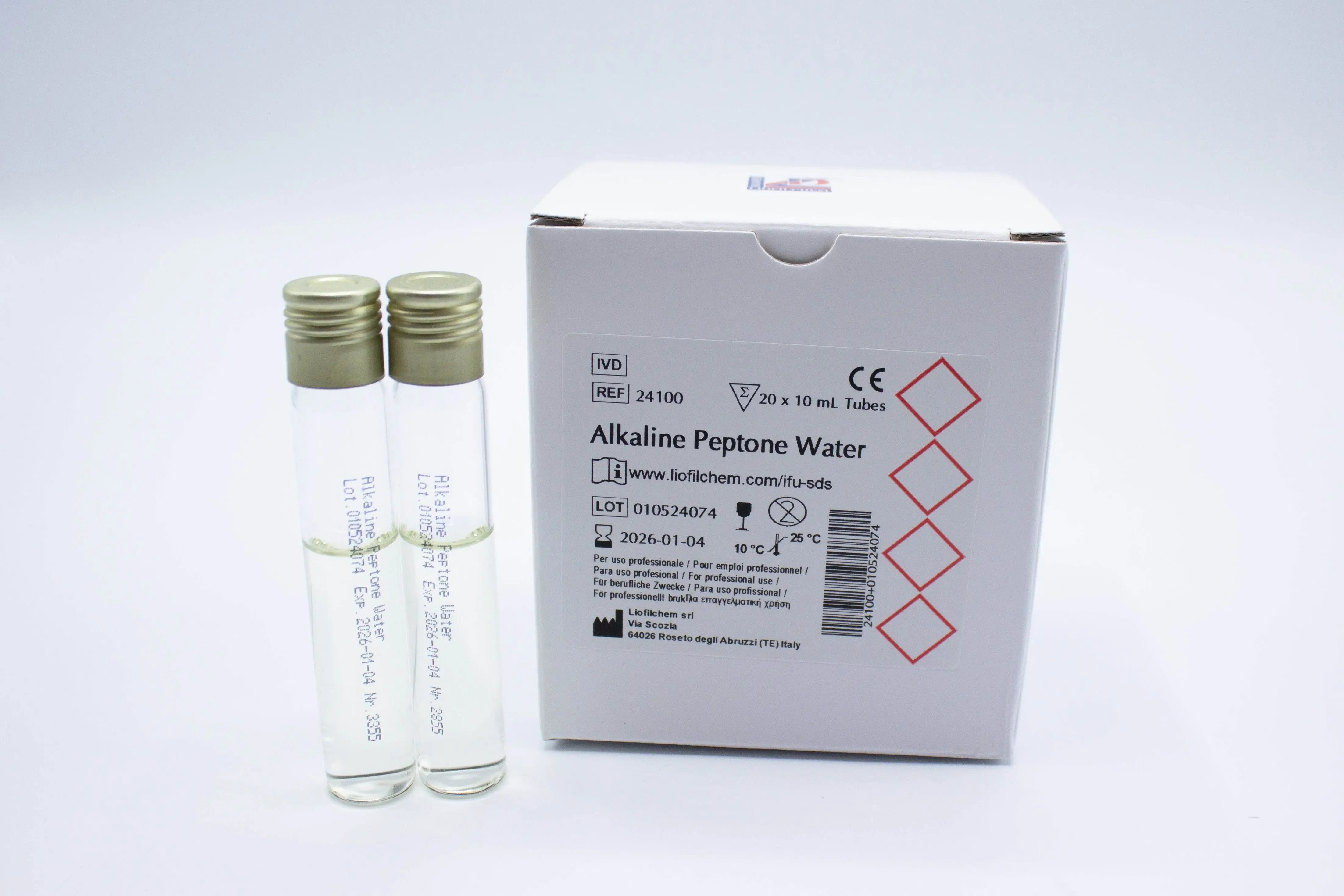 Liofilchem Alkaline Peptone Water (Liquid medium) Culture Media 24100