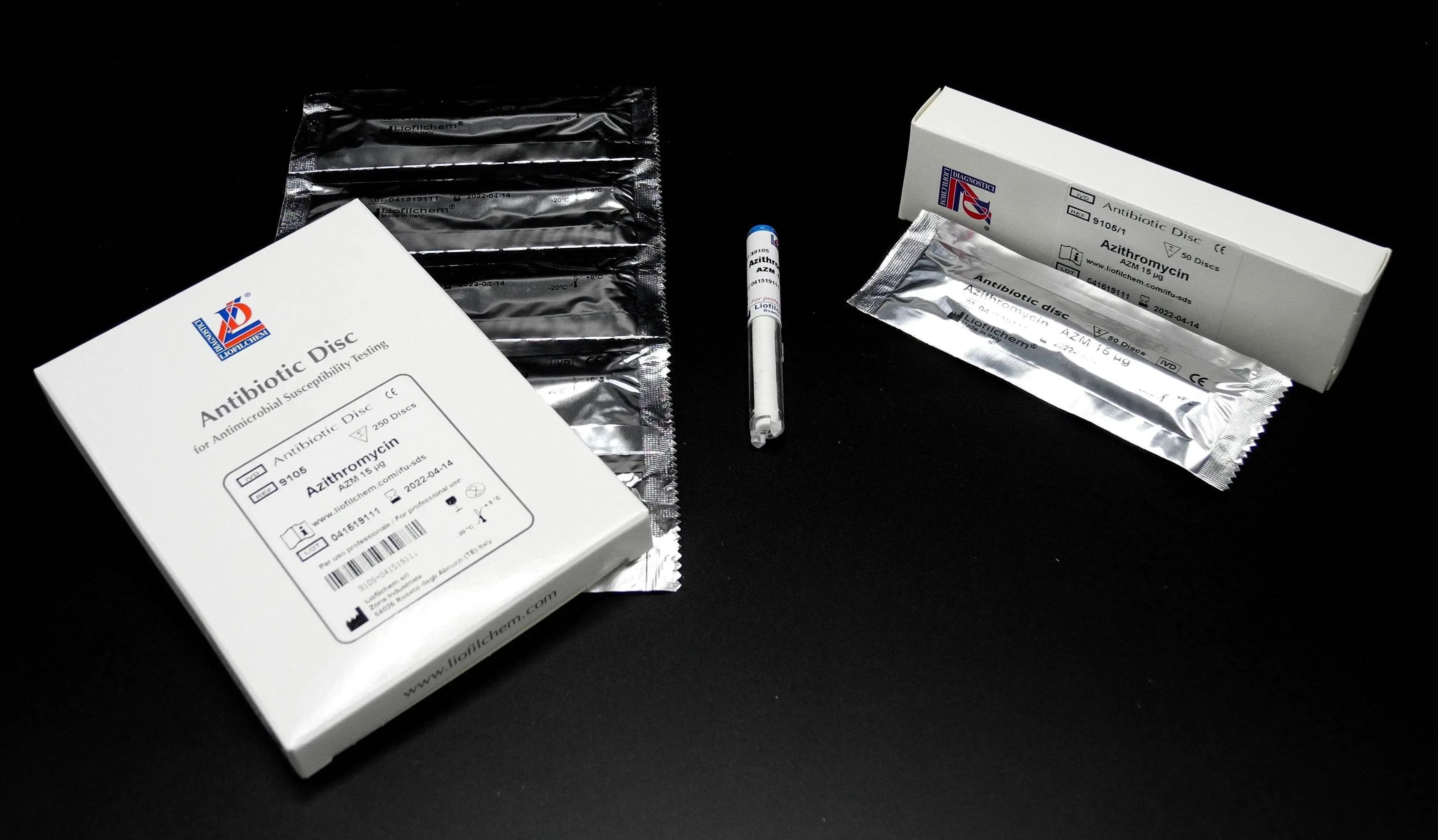 Liofilchem Amphotericin B AMB 20 µg antifungal susceptibility test - Microbiology test 9071