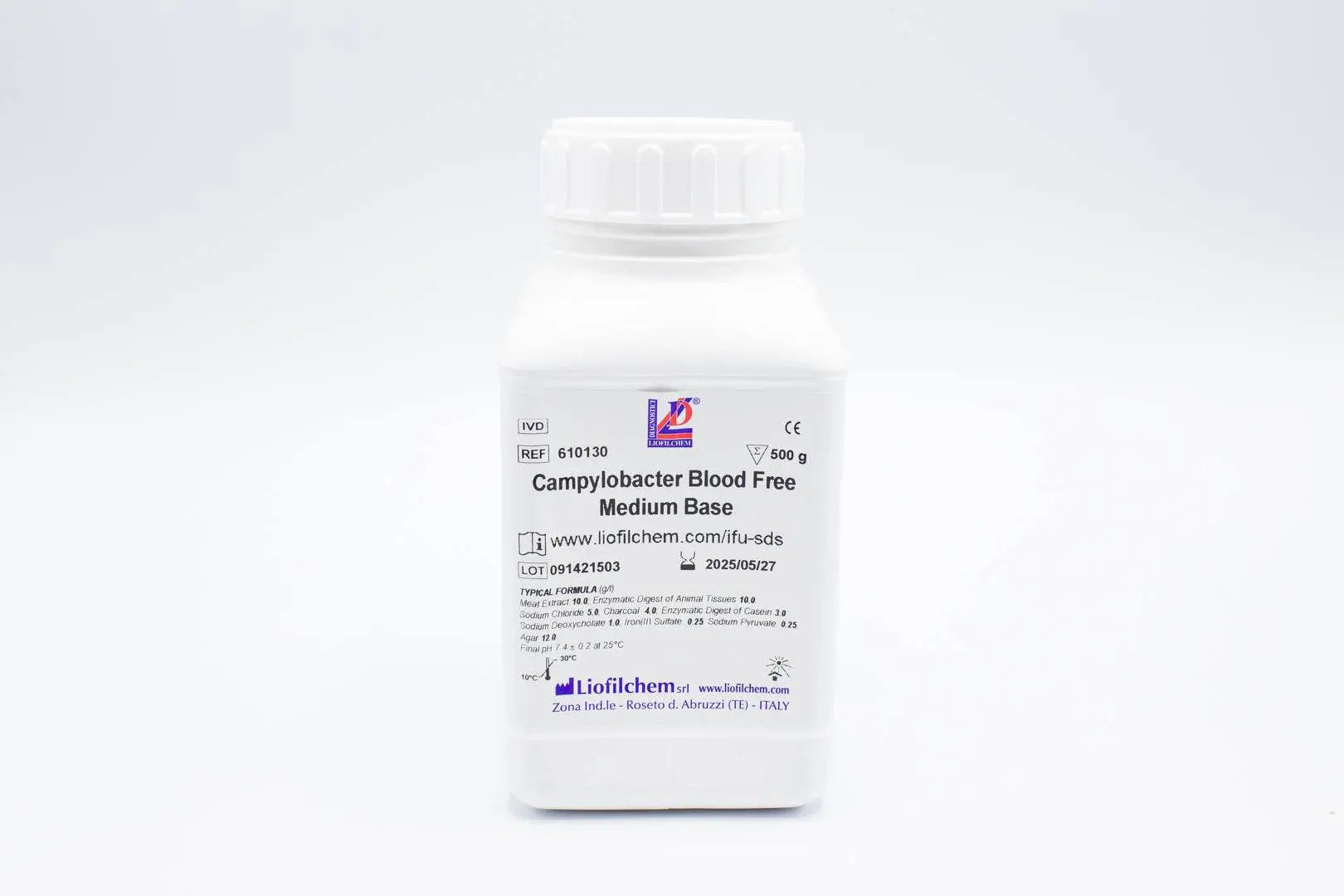 Liofilchem Campylobacter Blood FREE Medium Base Culture Media 610130