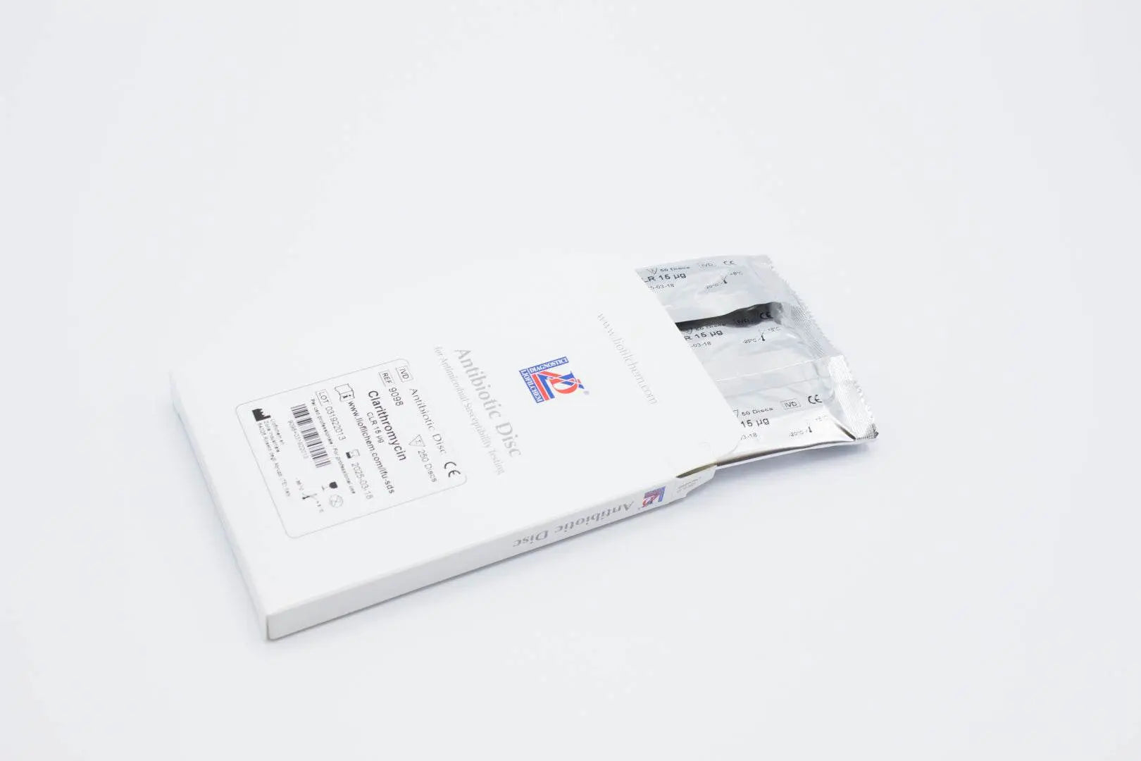 Liofilchem Clarithromycin CLR 15 µg Antibiotic discs for susceptibility tests 9098