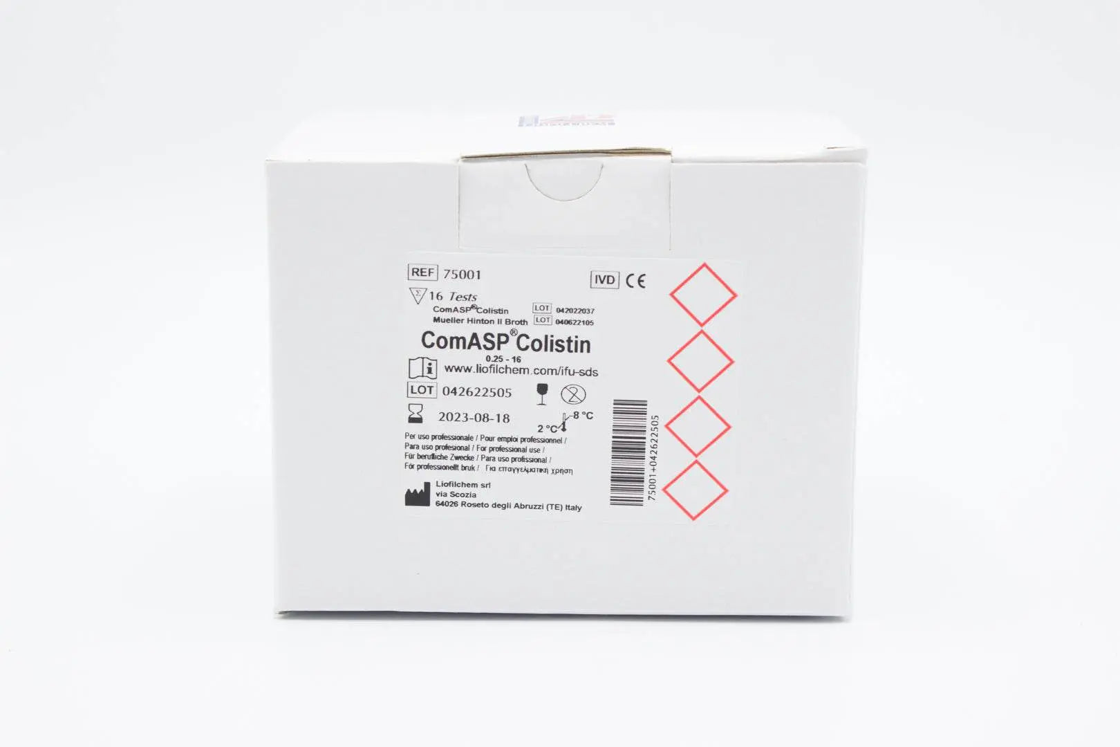 Liofilchem ComASP Colistin 0.25-16 75001